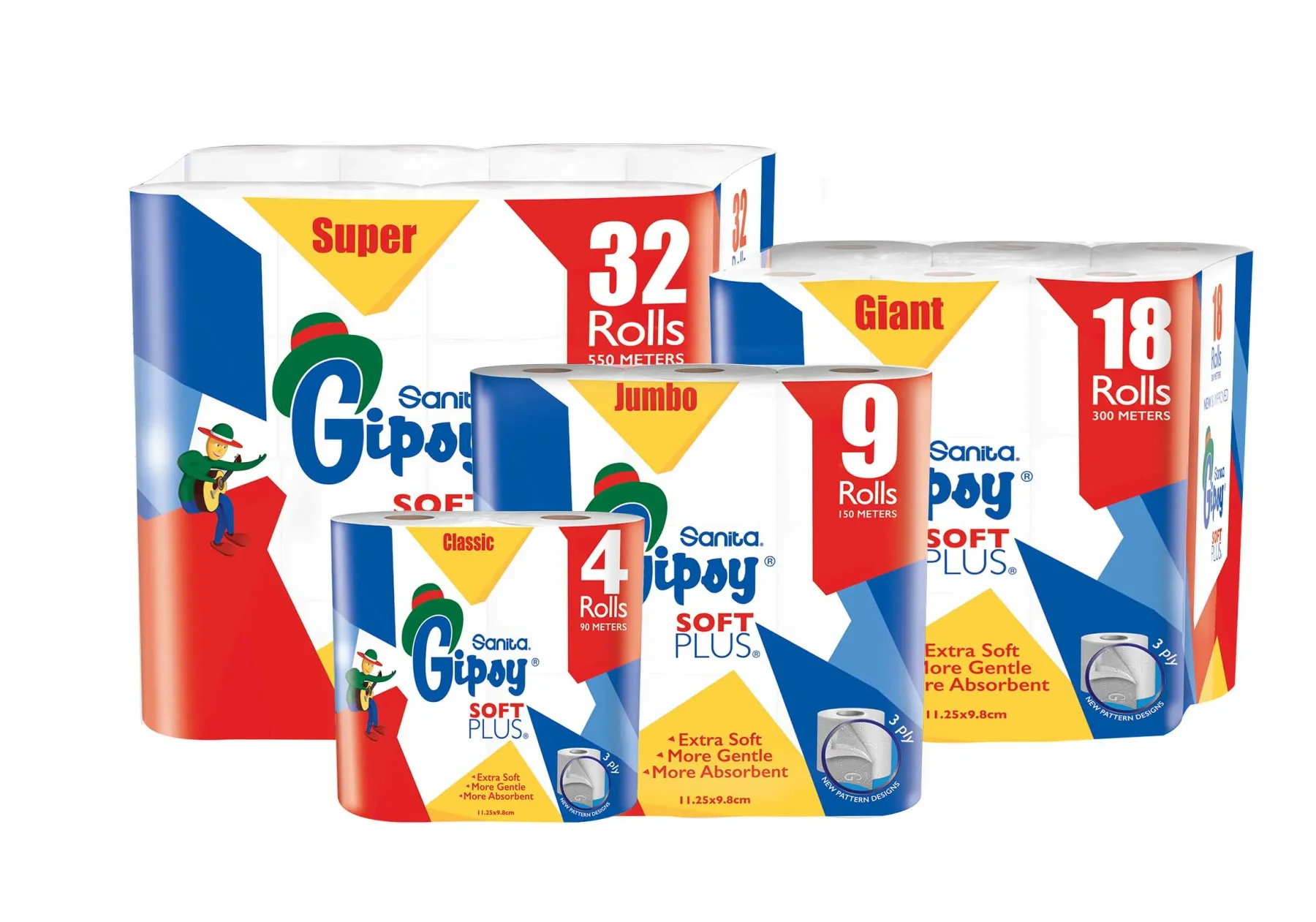 Sanita Gipsy Toilet Tissue | Soft, Strong & Budget-Friendly Bath Tissue