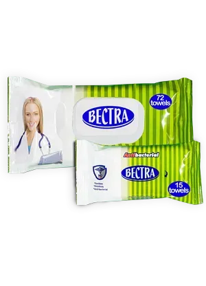 Spartan Bectra Antibacterial Wet Towels Lebanon | 99.9% Germ Kill