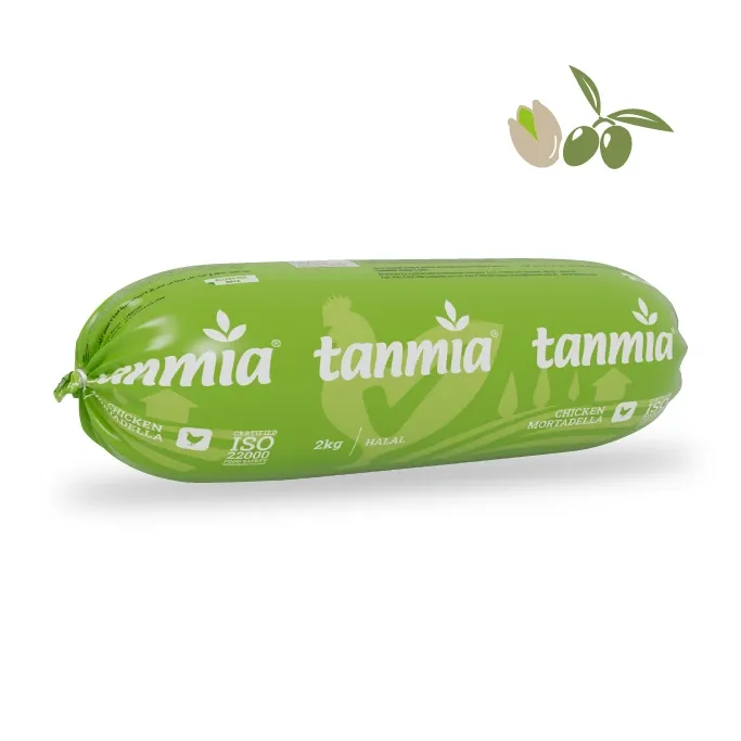 Tanmia Chicken Mortadella Cocktail 2kg – Bulk Halal Deli with Pistachios