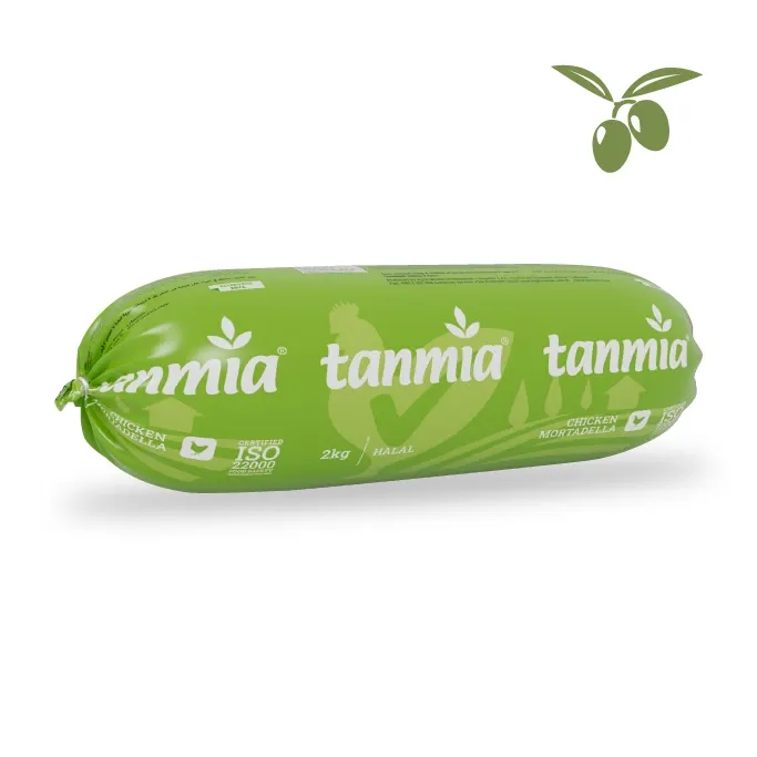 Tanmia Chicken Mortadella with Olives 2kg – Bulk Halal Deli Meat