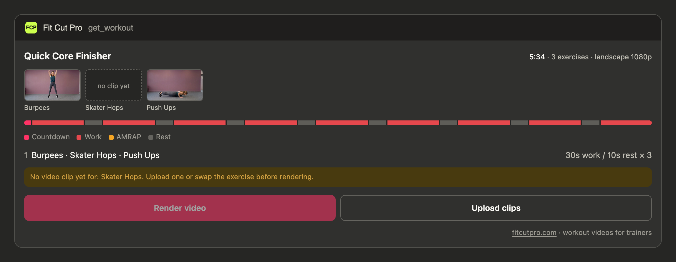 Fit Cut Pro screenshot