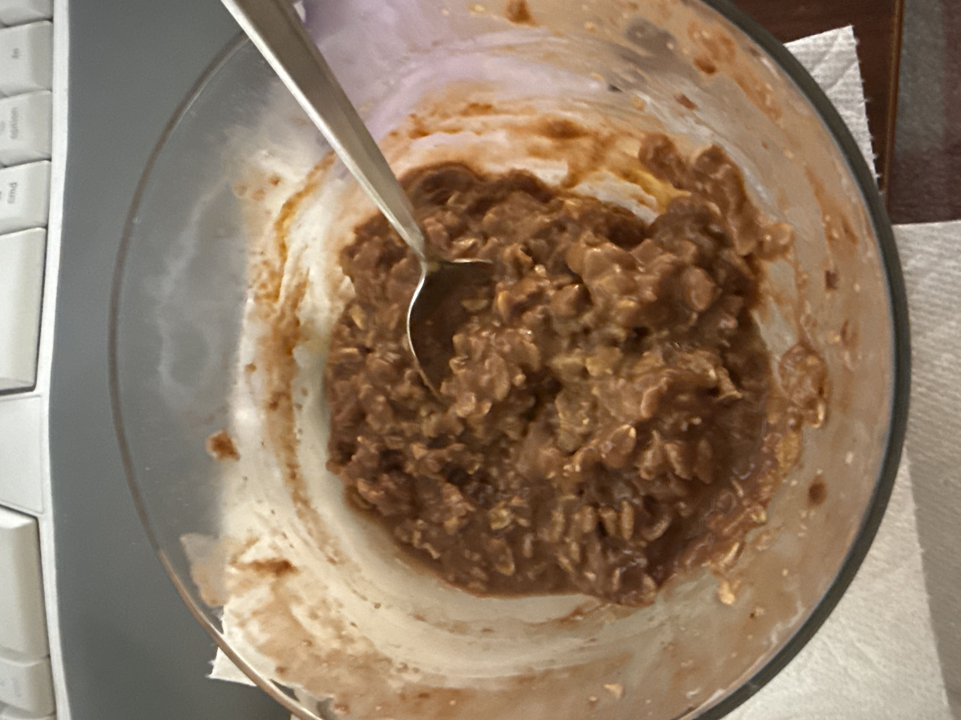 Healthy Chocolate Peanut Butter Protein Oats Recipe