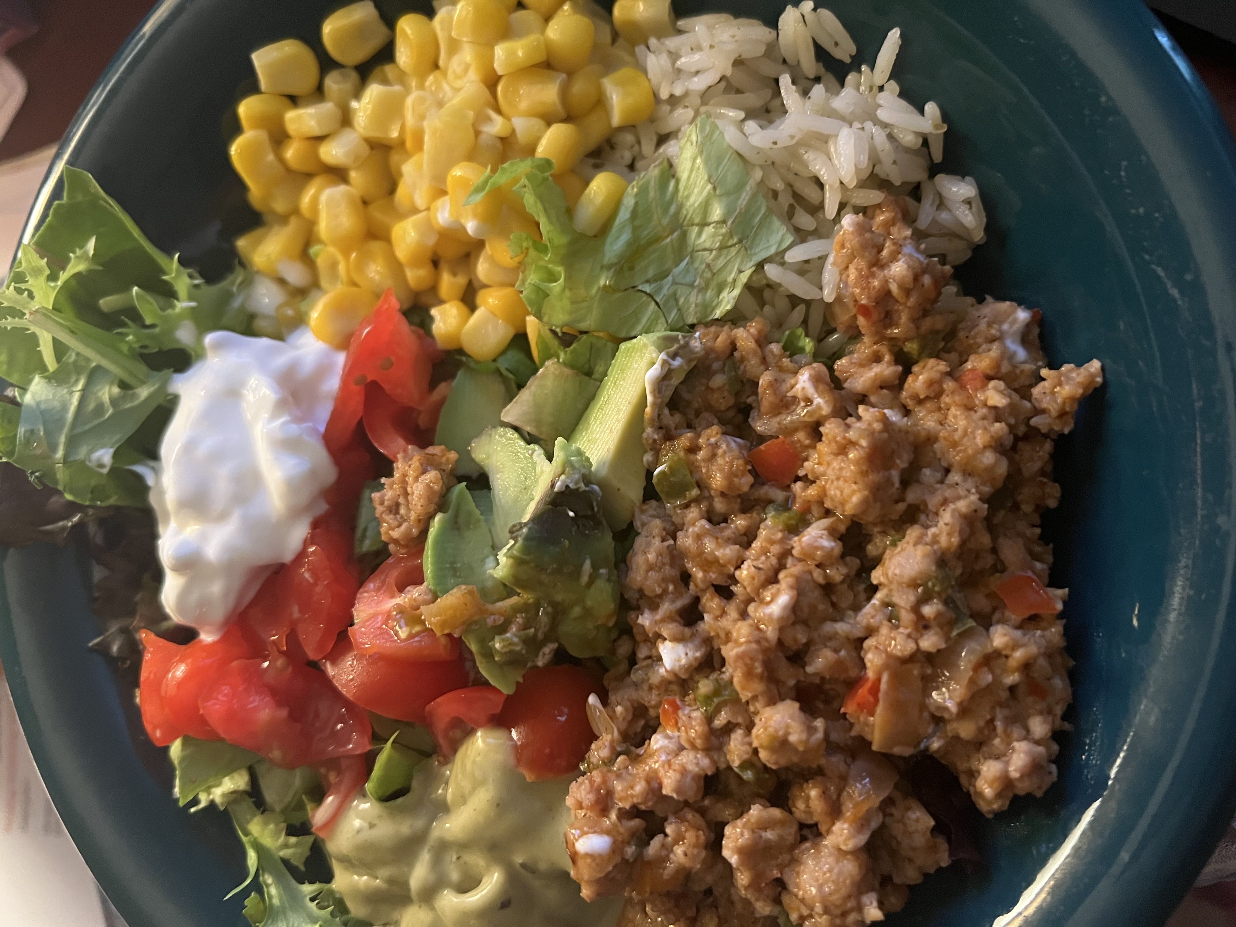 Healthy Ground Turkey Bowl Recipe