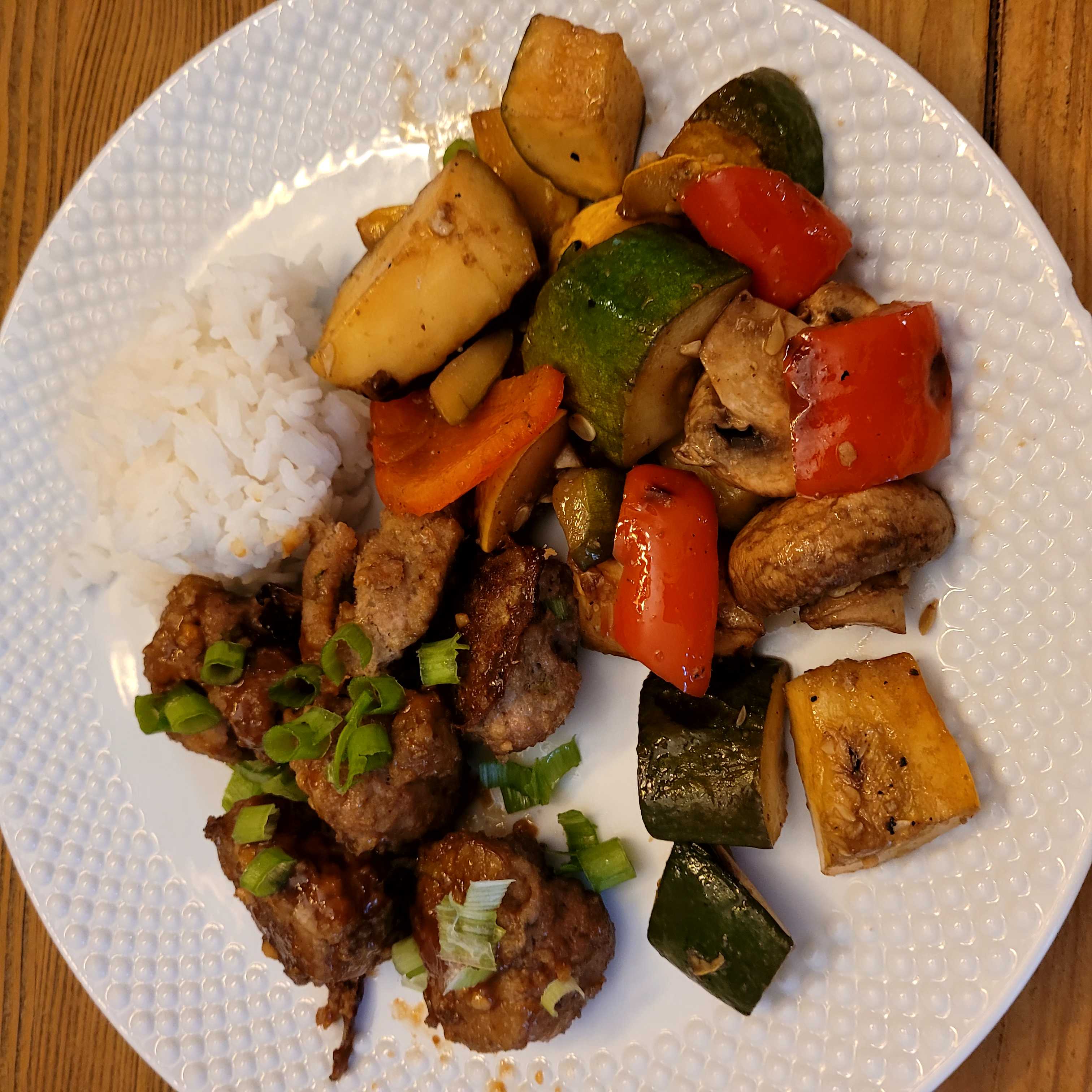 Healthy Sriracha Honey Turkey Meatballs Recipe