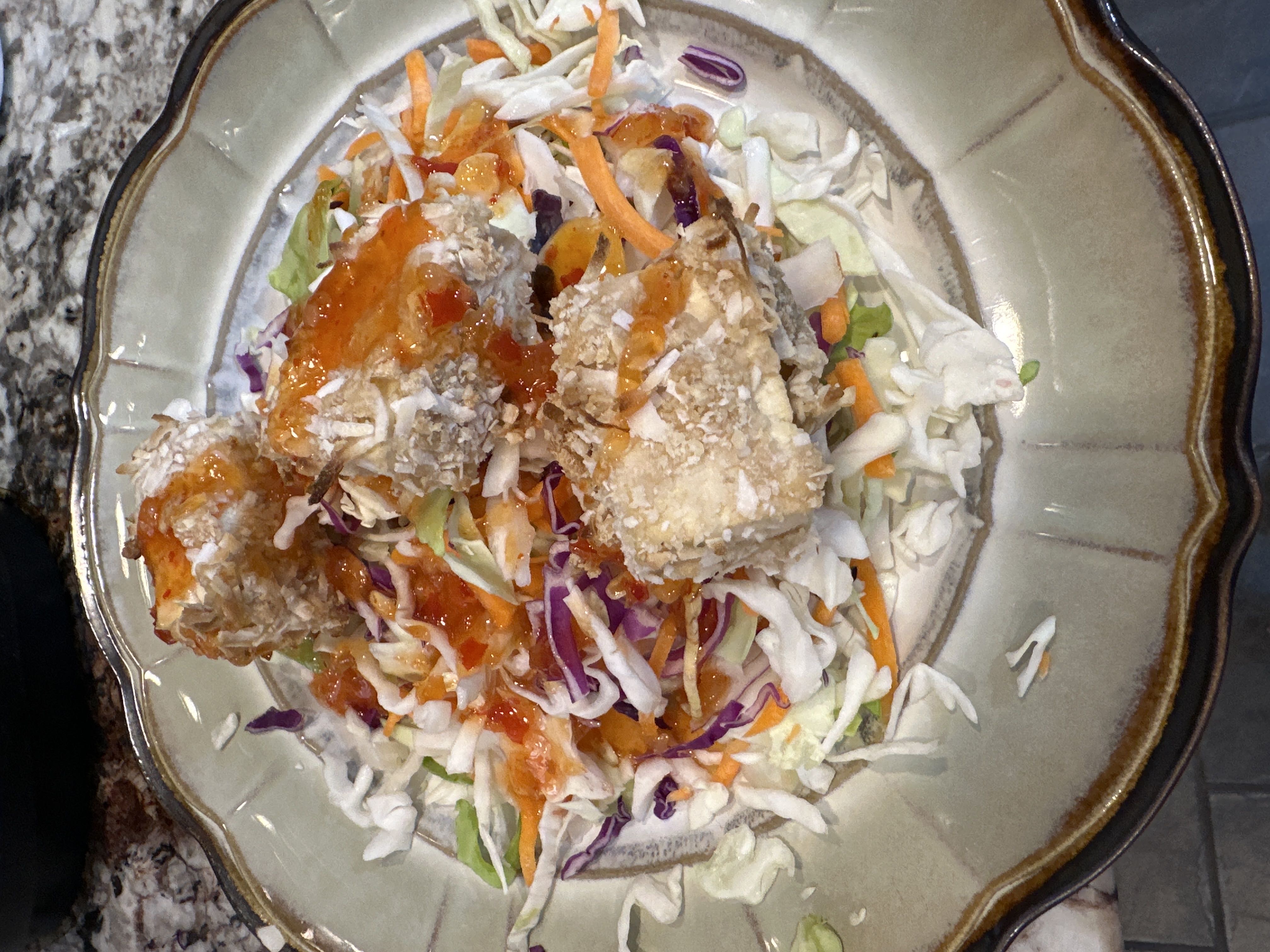 Healthy Coconut Crusted Tofu Bowl Recipe