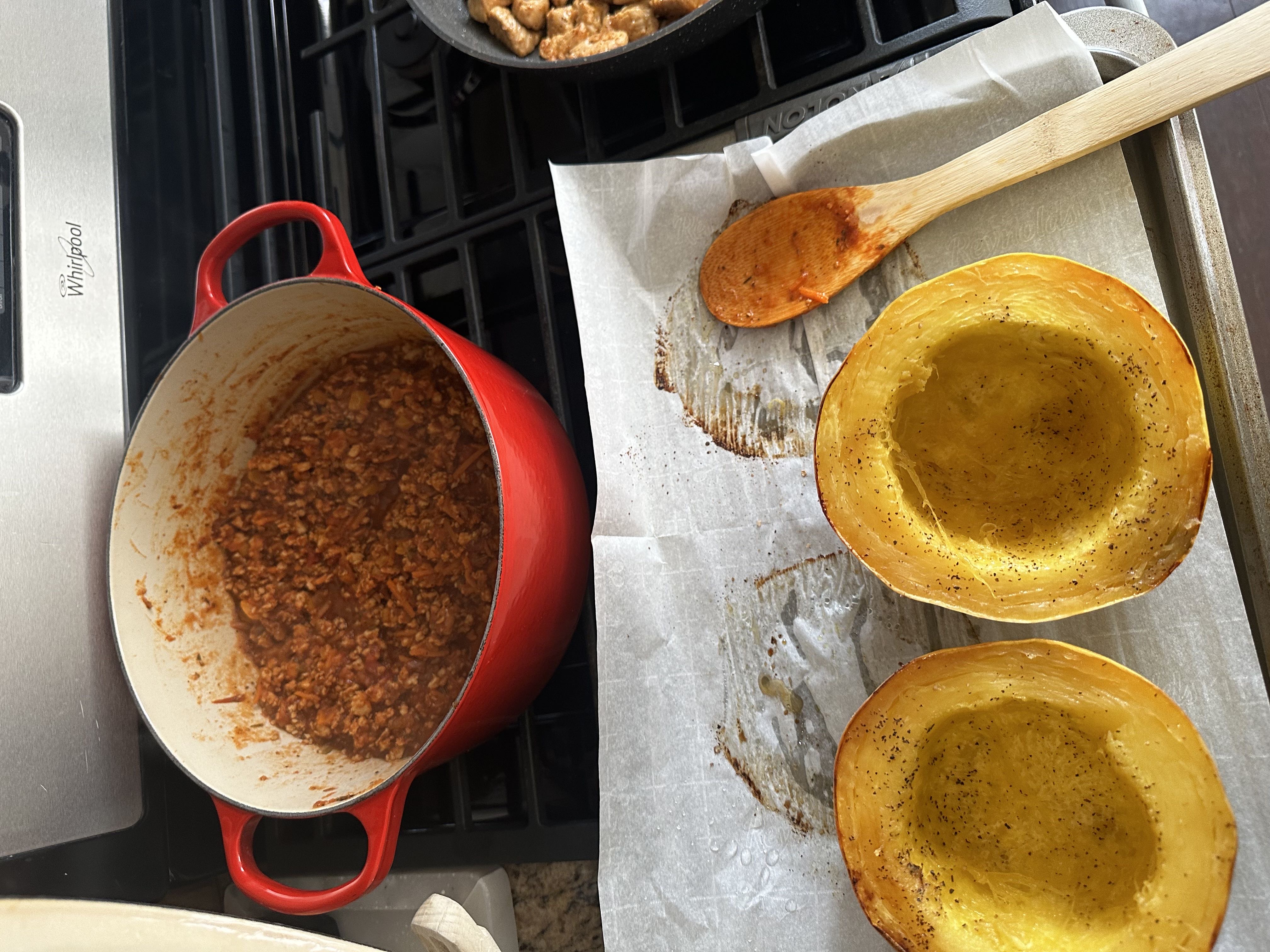 Healthy Ground Turkey Spaghetti Squash Recipe