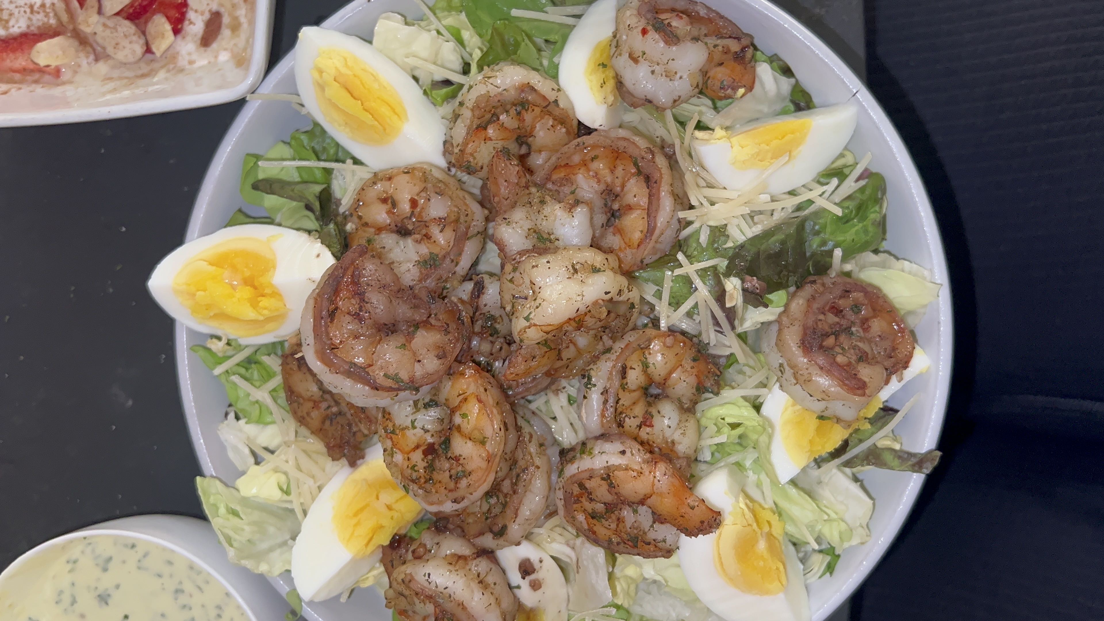 Healthy Shrimp Caesar Salad Recipe