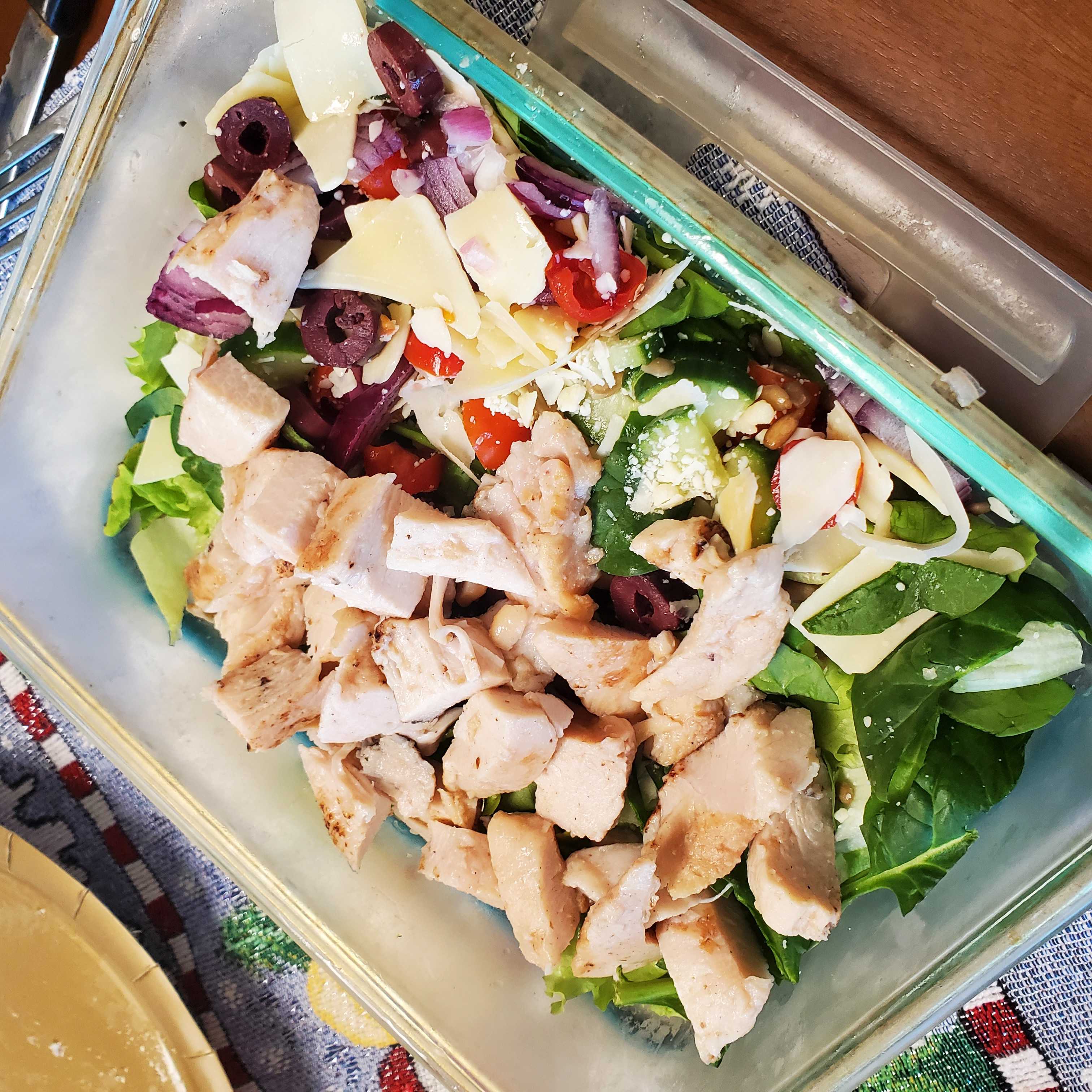 Healthy Chicken Caesar Salad Recipe