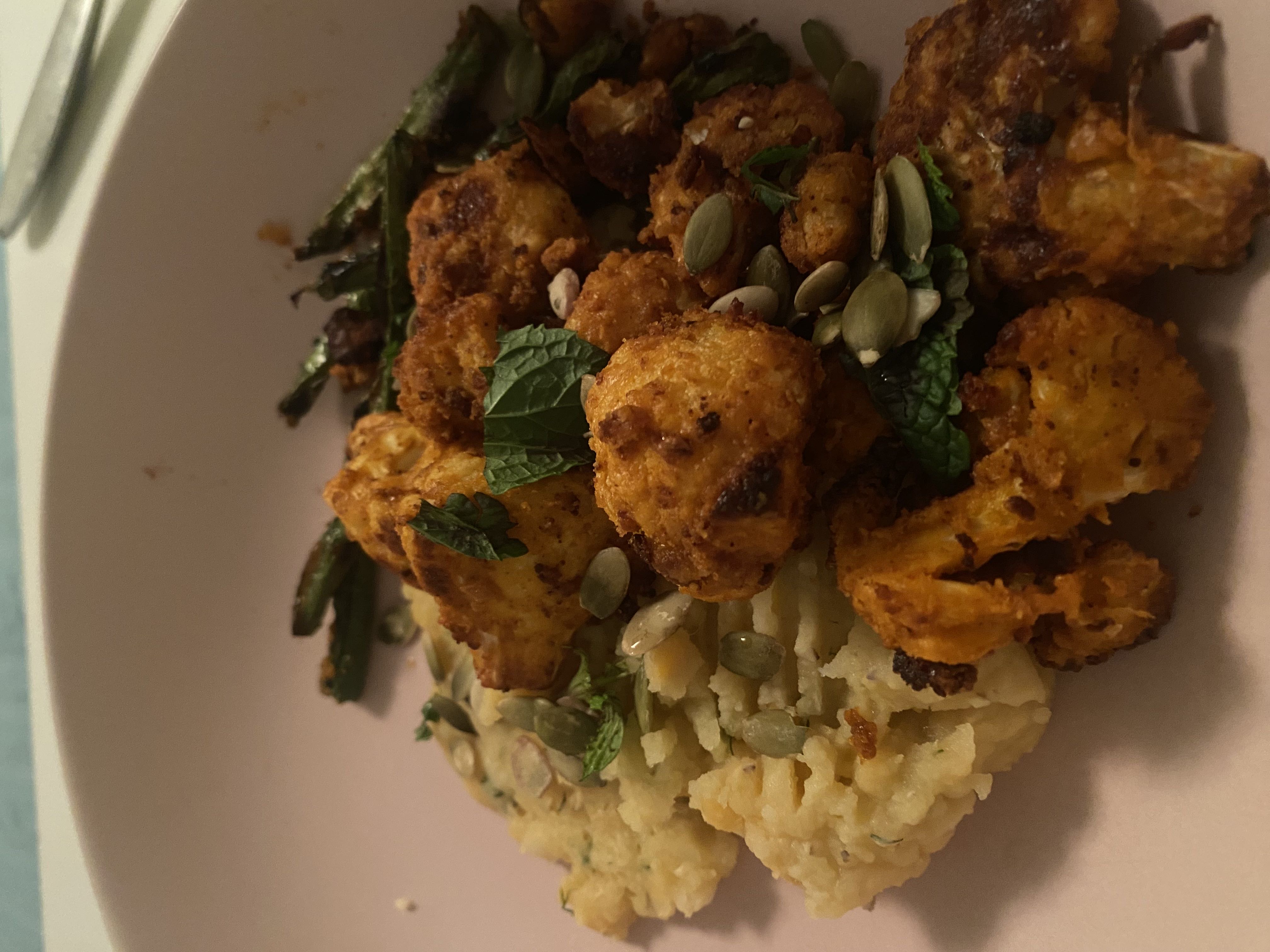 Healthy Roasted Cauliflower and Lentil Bowl Recipe
