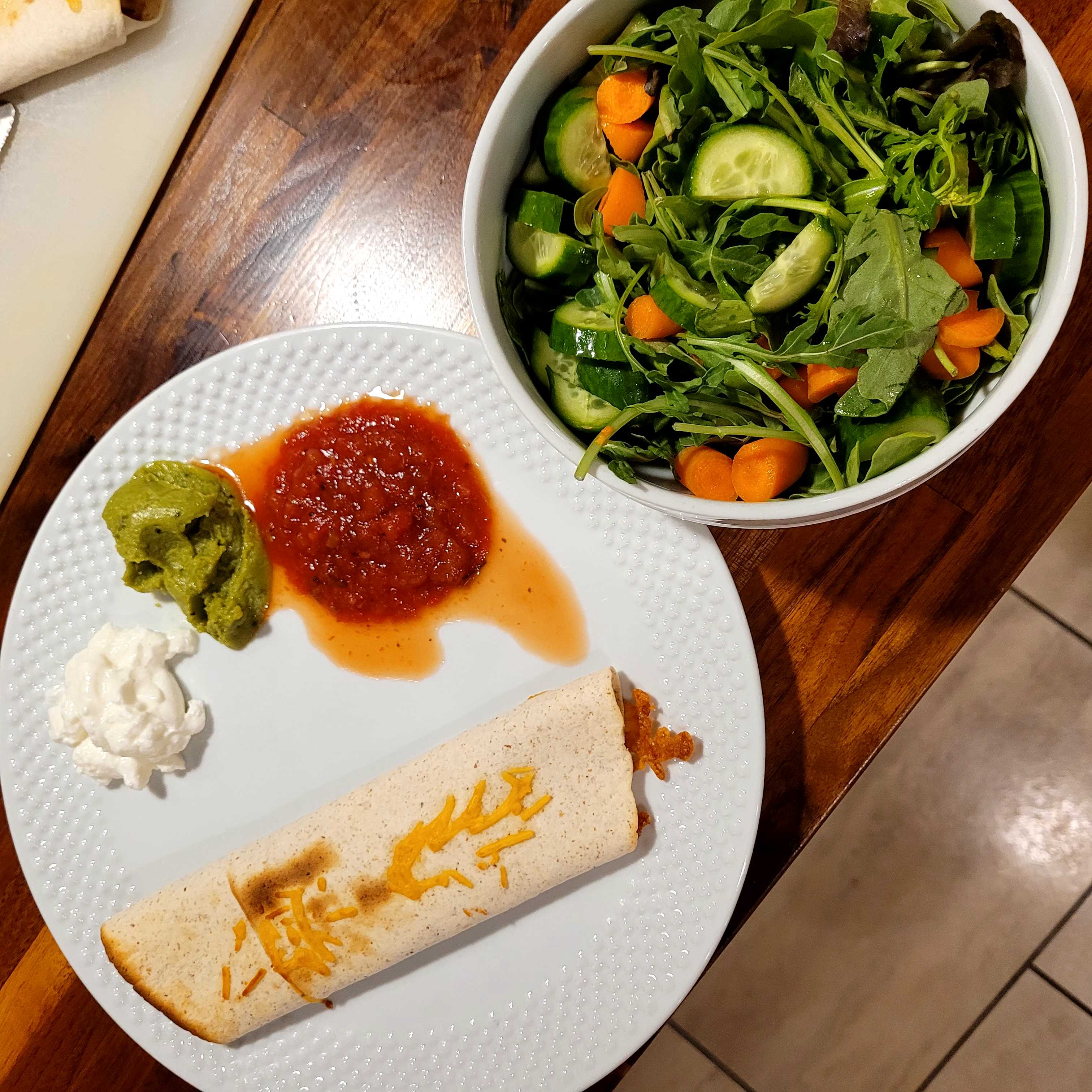 Healthy Bean and Veggie Burrito Recipe