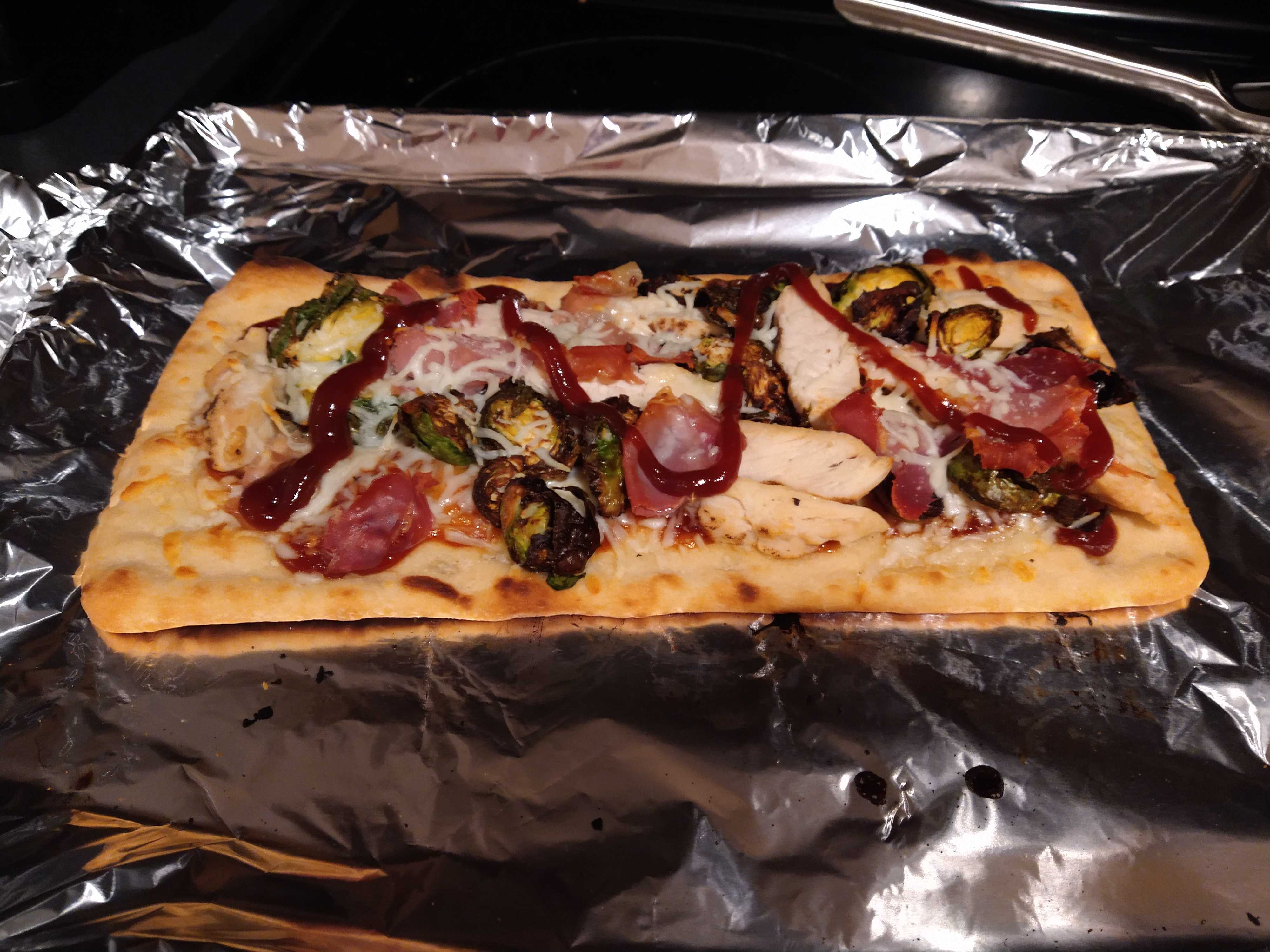 Healthy BBQ Chicken Pizza Recipe