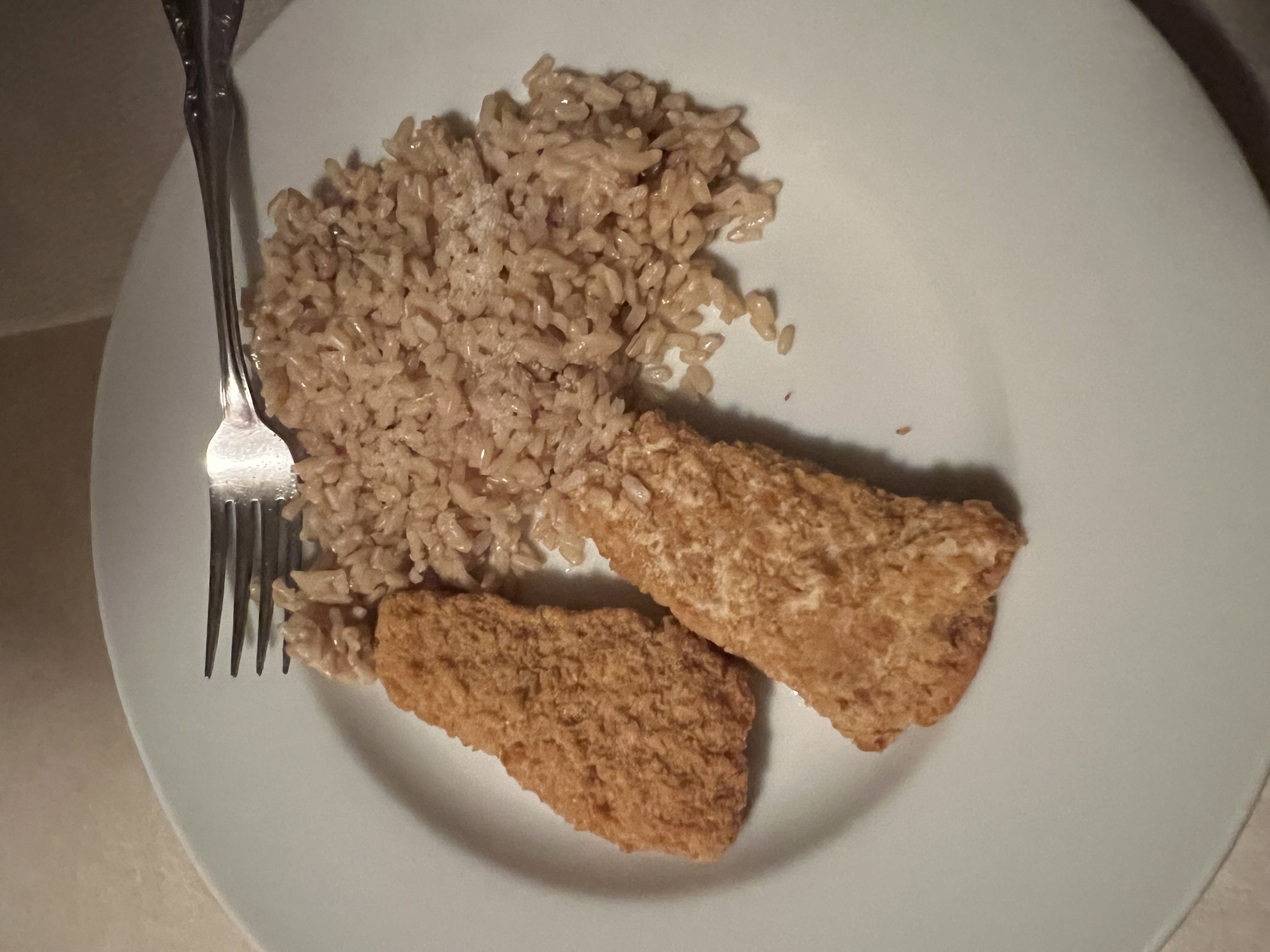 Healthy Air-Fried Salmon and Rice Recipe