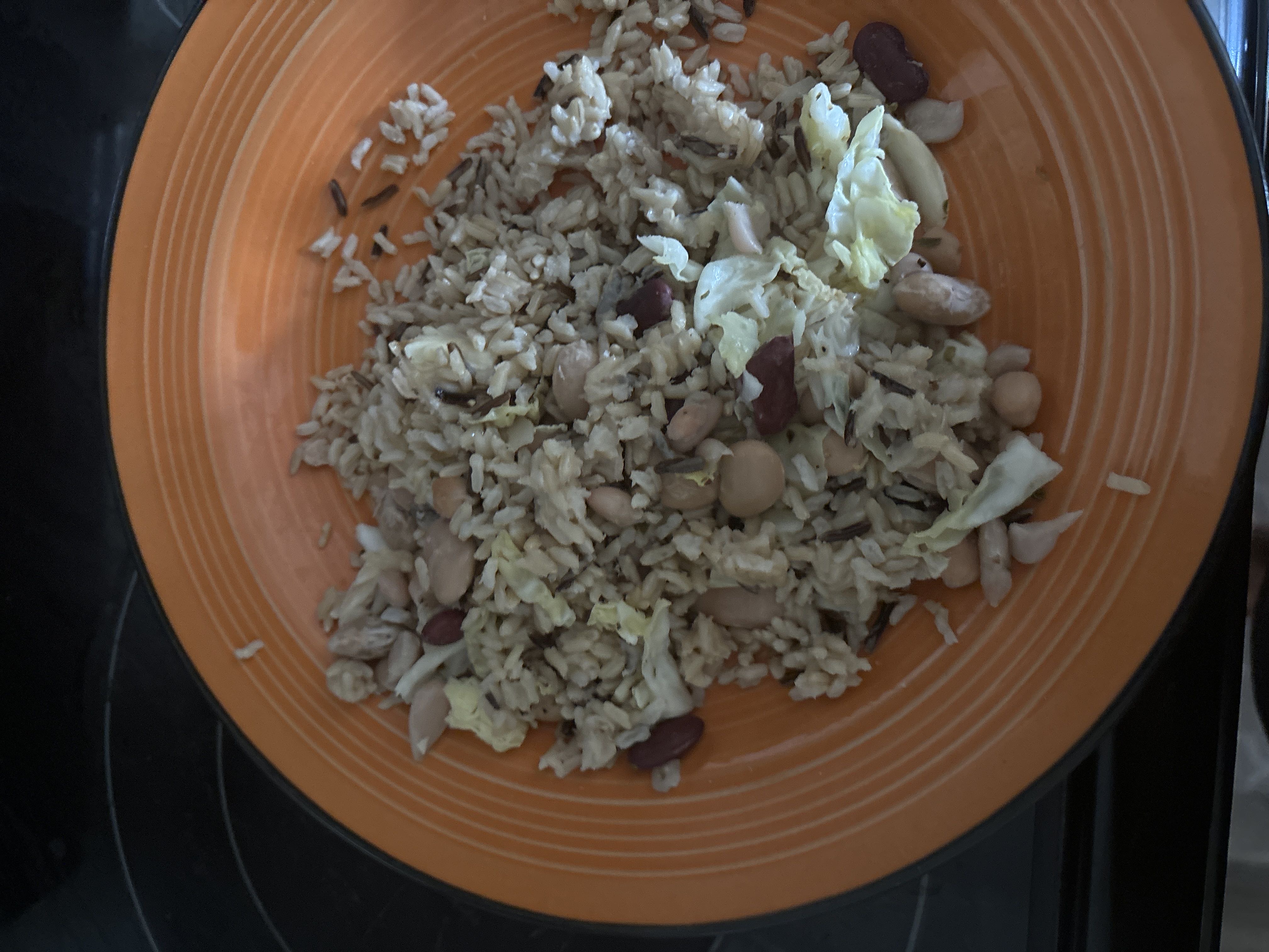 Healthy Cabbage and Bean Rice Bowl Recipe