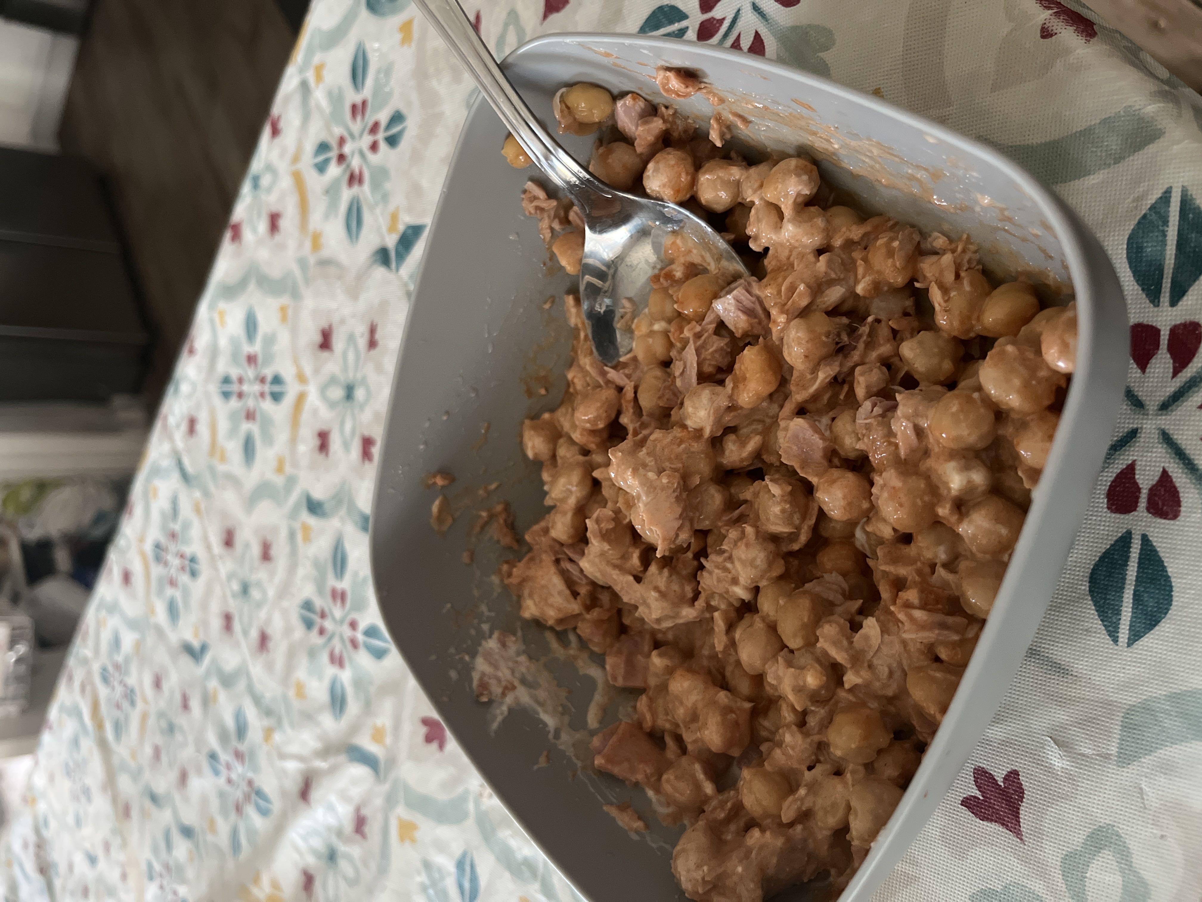 Healthy Tuna Chickpea Salad Recipe