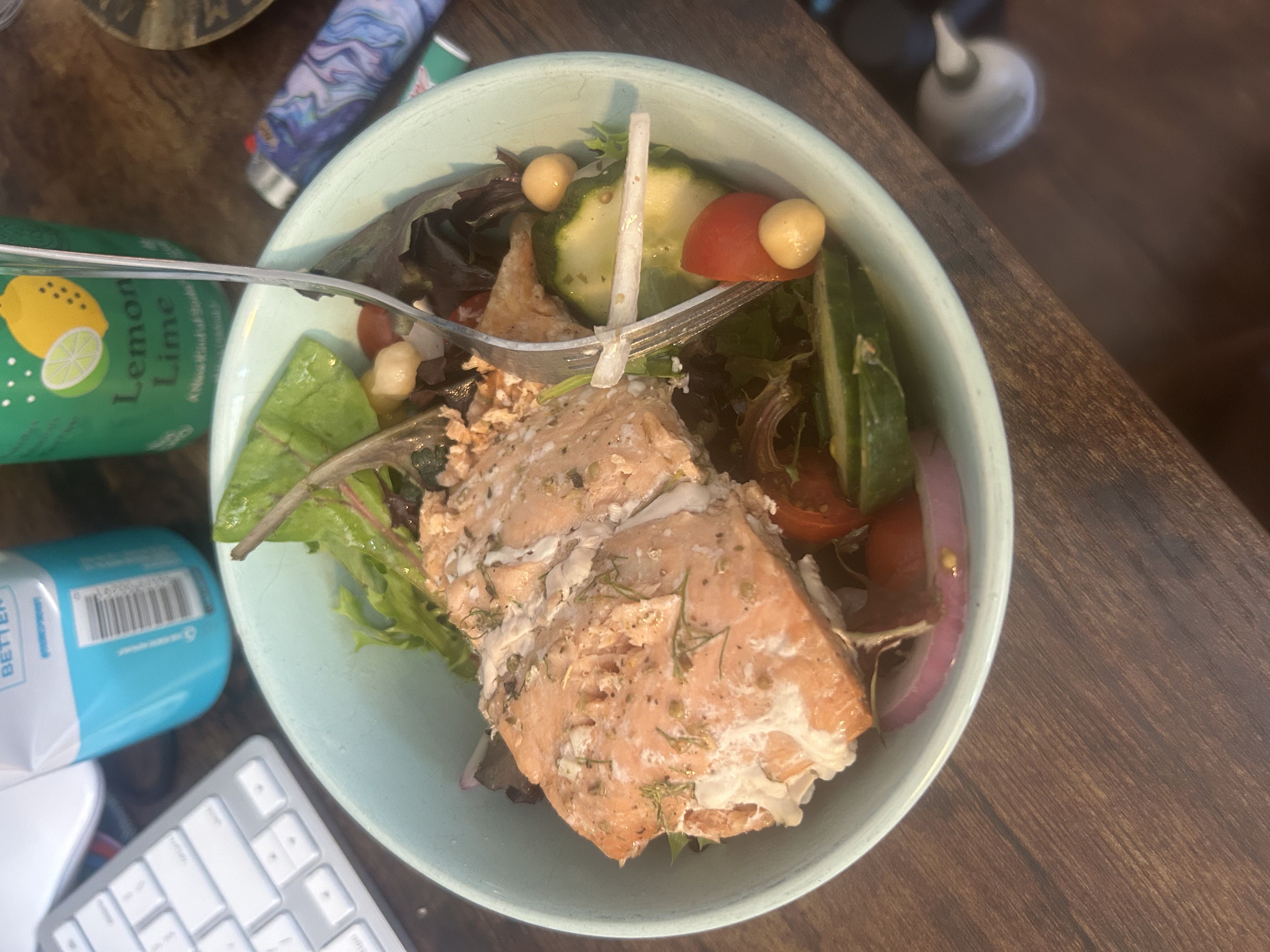Healthy Mediterranean Salmon Bowl Recipe