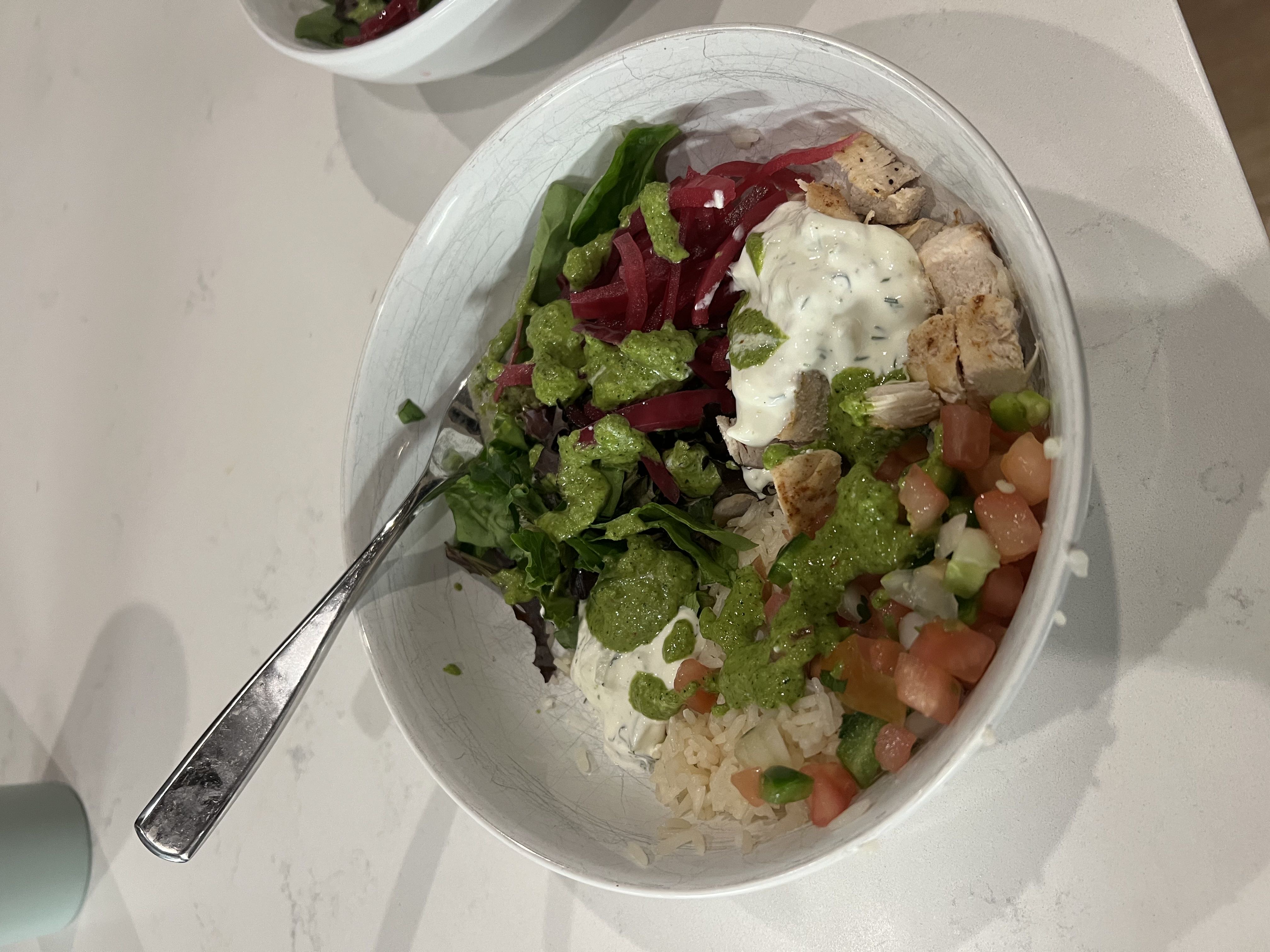 Healthy Mediterranean Chicken Bowl Recipe