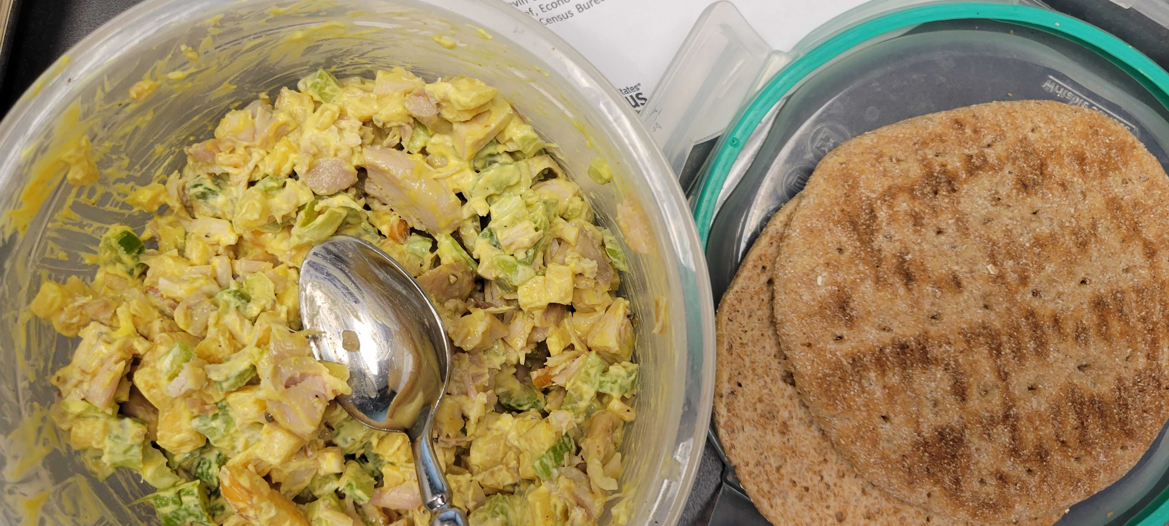 Healthy Chicken Salad Recipe with Apples