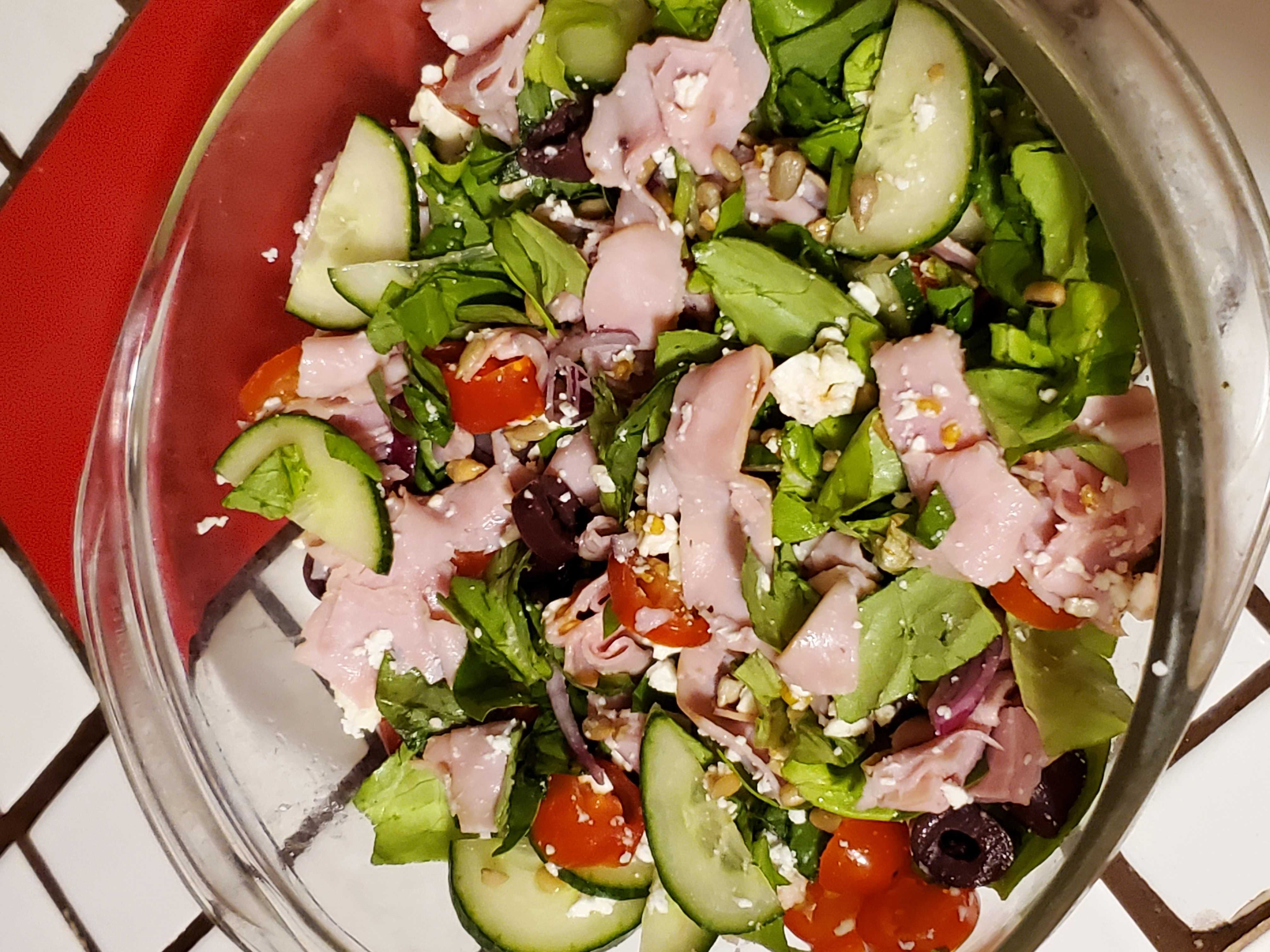 Healthy Ham and Spinach Salad Recipe