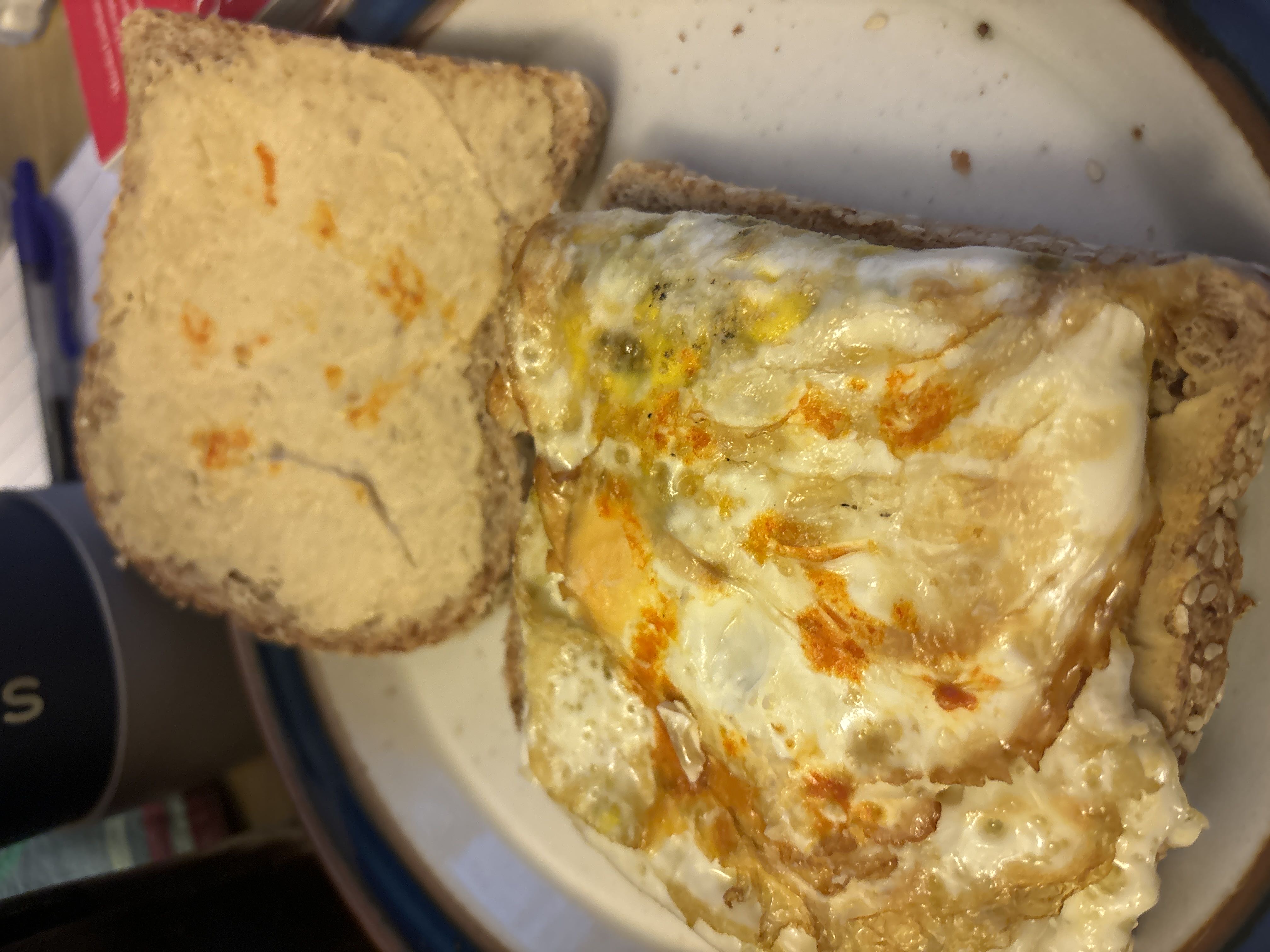 Healthy Hummus Toast Recipe