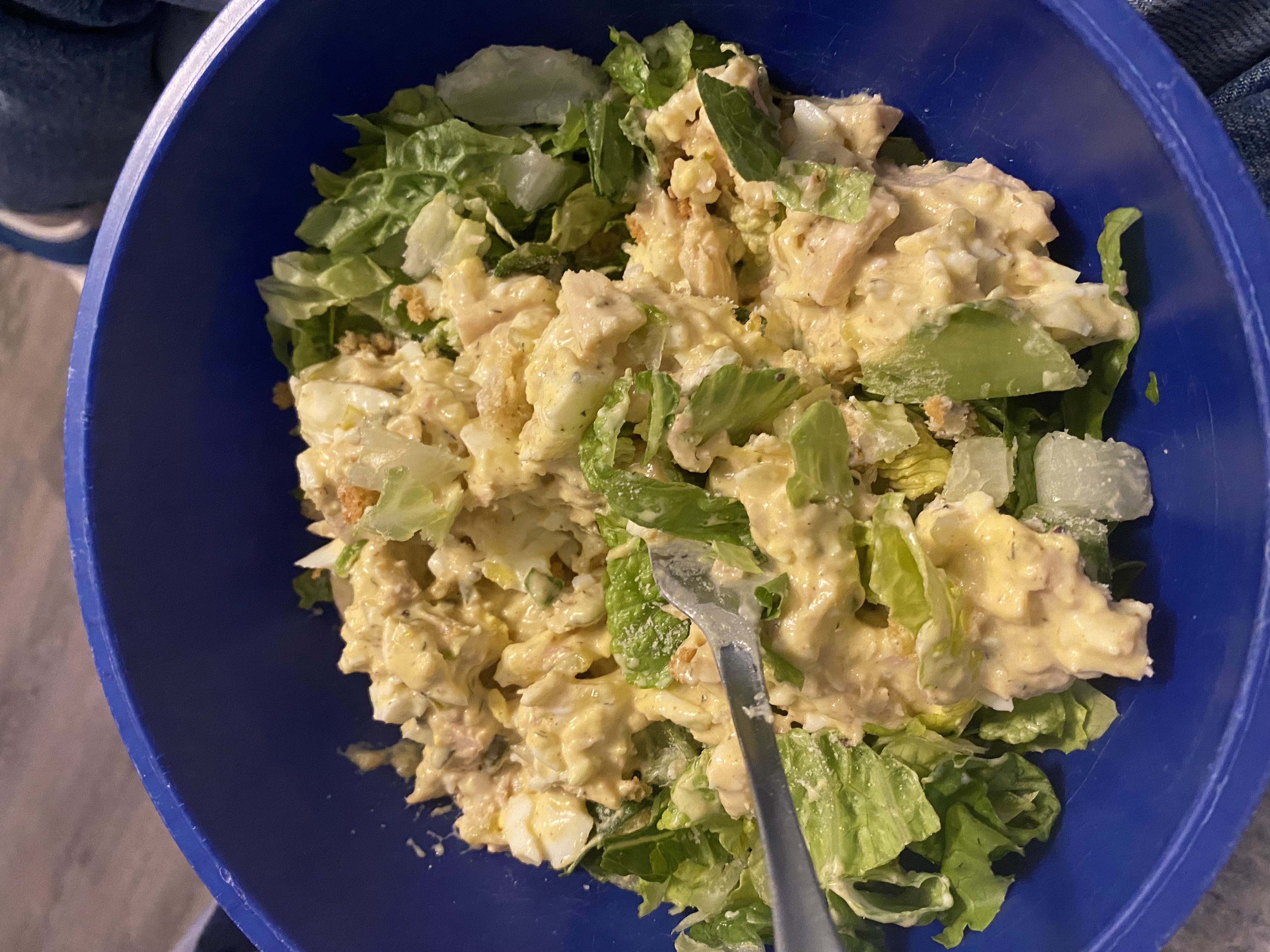 Healthy Tuna Salad Recipe with Egg