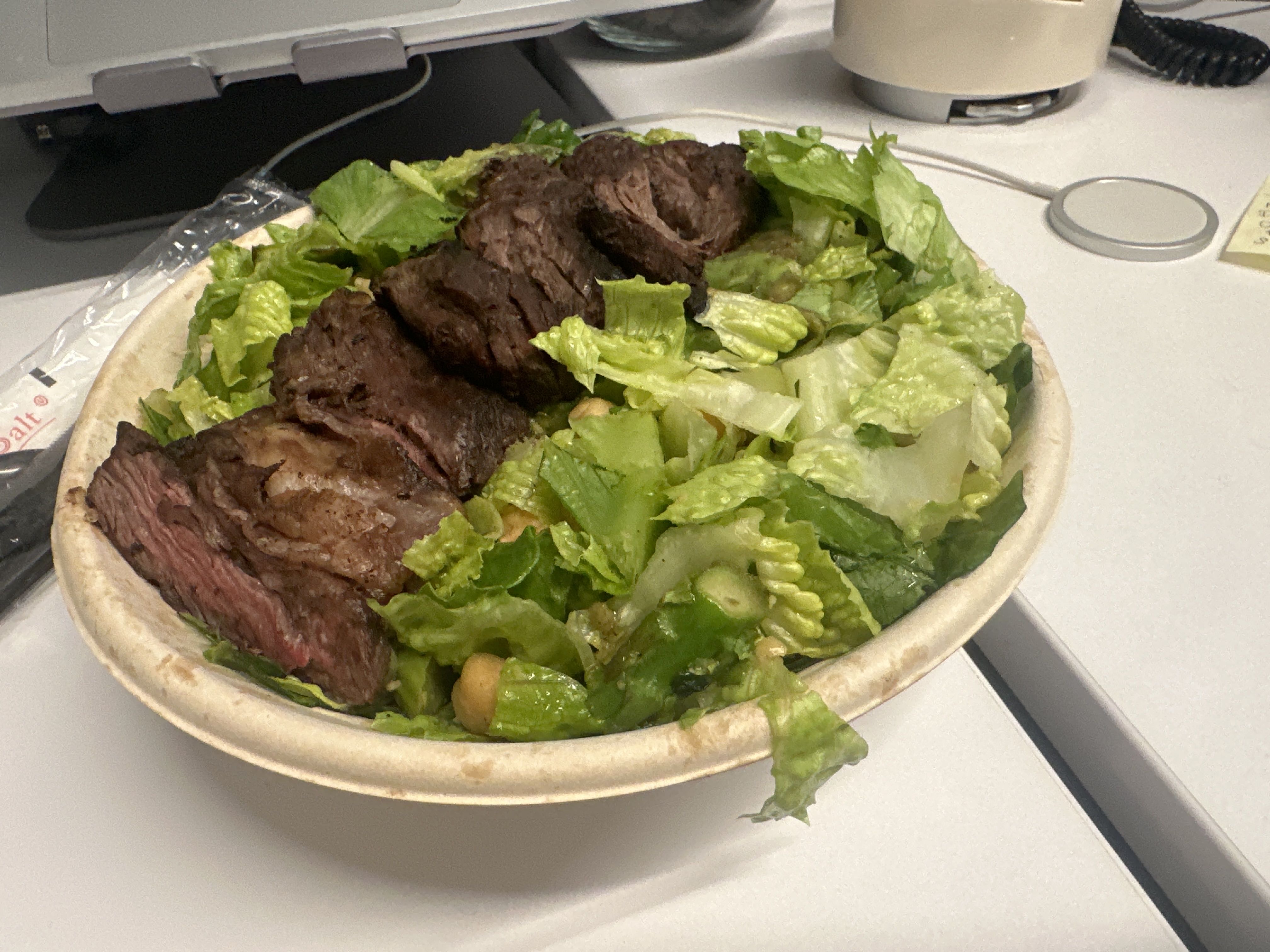 Healthy Chickpea Salad with Grass-Fed Hanger Steak Recipe