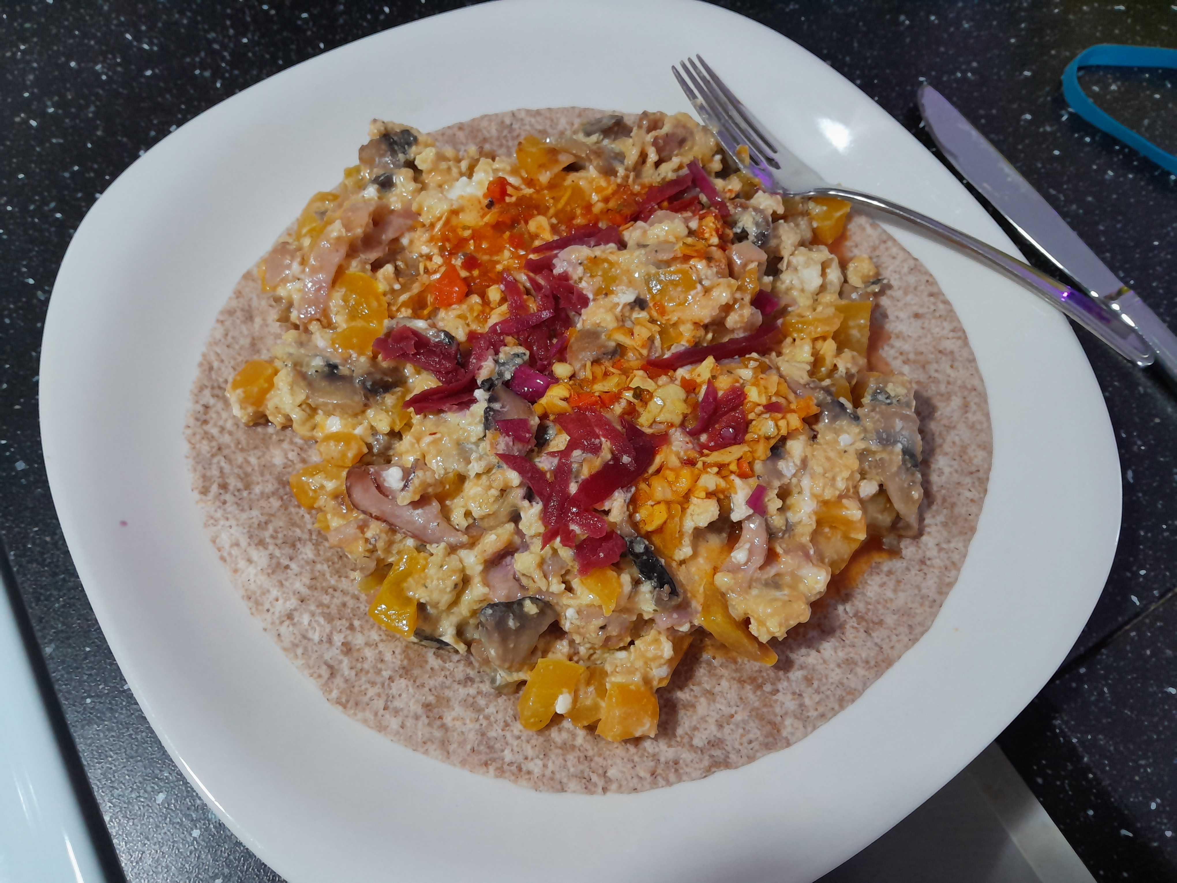 Healthy Tortilla Scramble Recipe