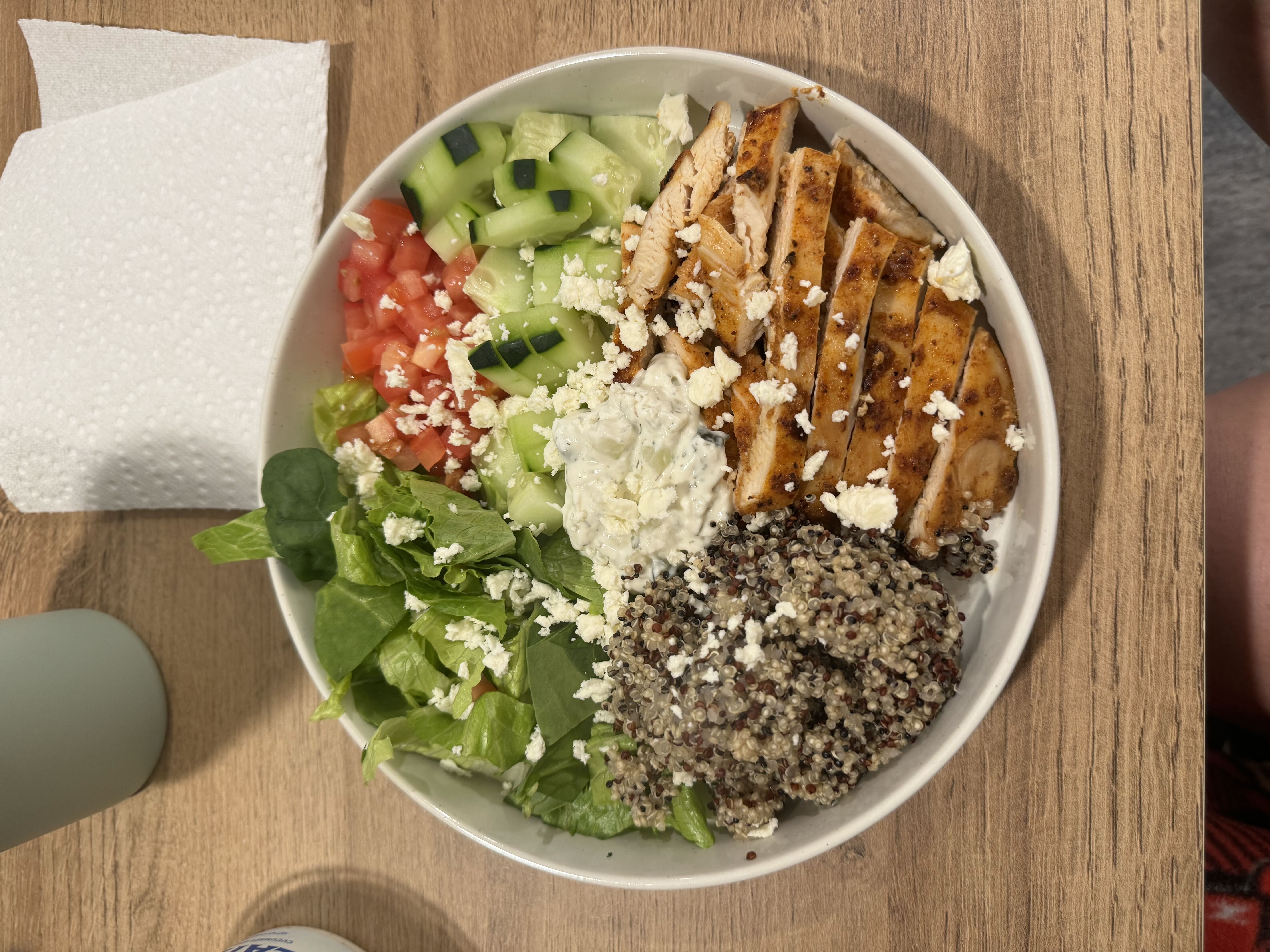 Healthy Greek Chicken Bowl Recipe