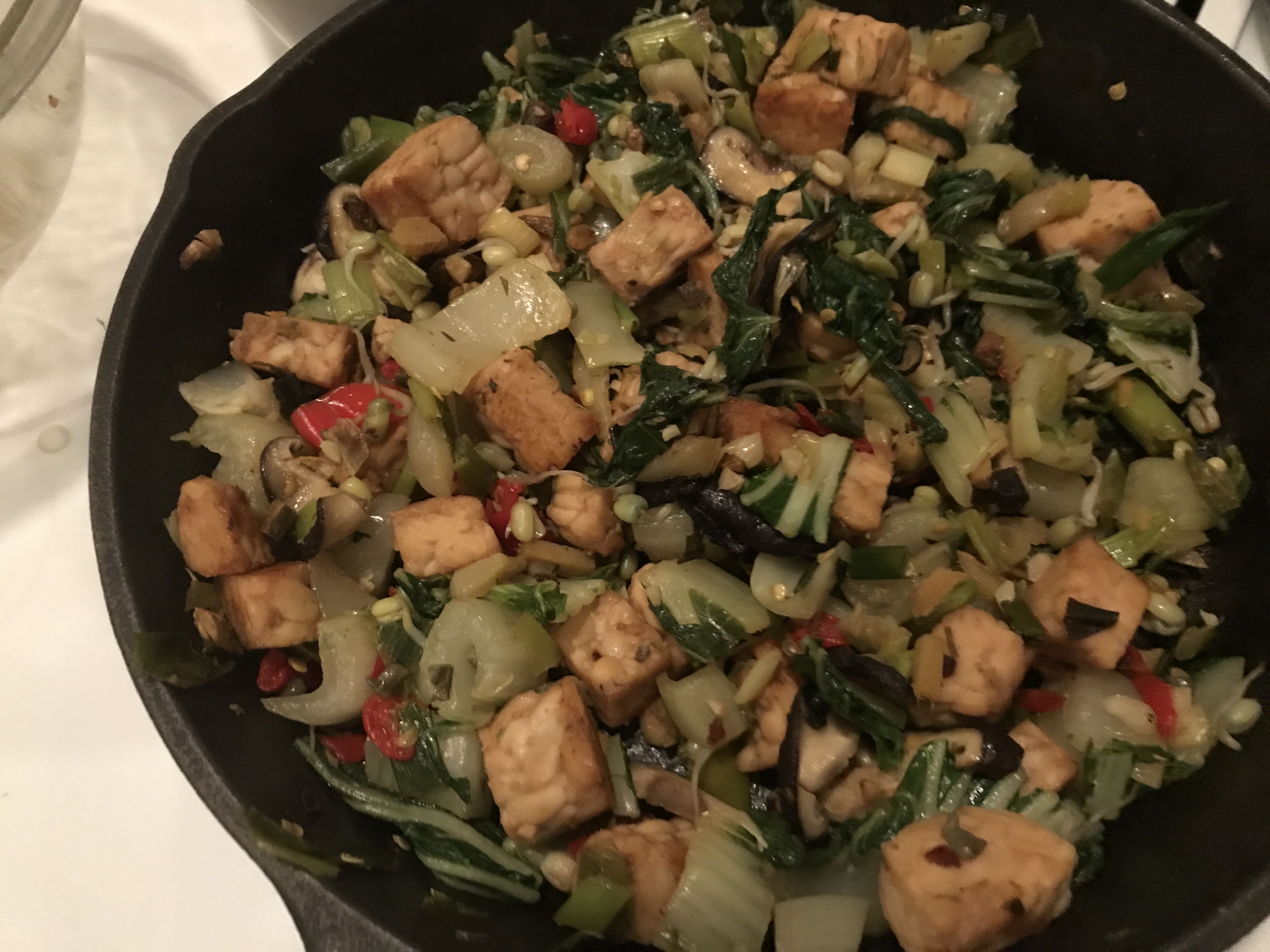 Healthy Tempeh Noodle Stir Fry Recipe