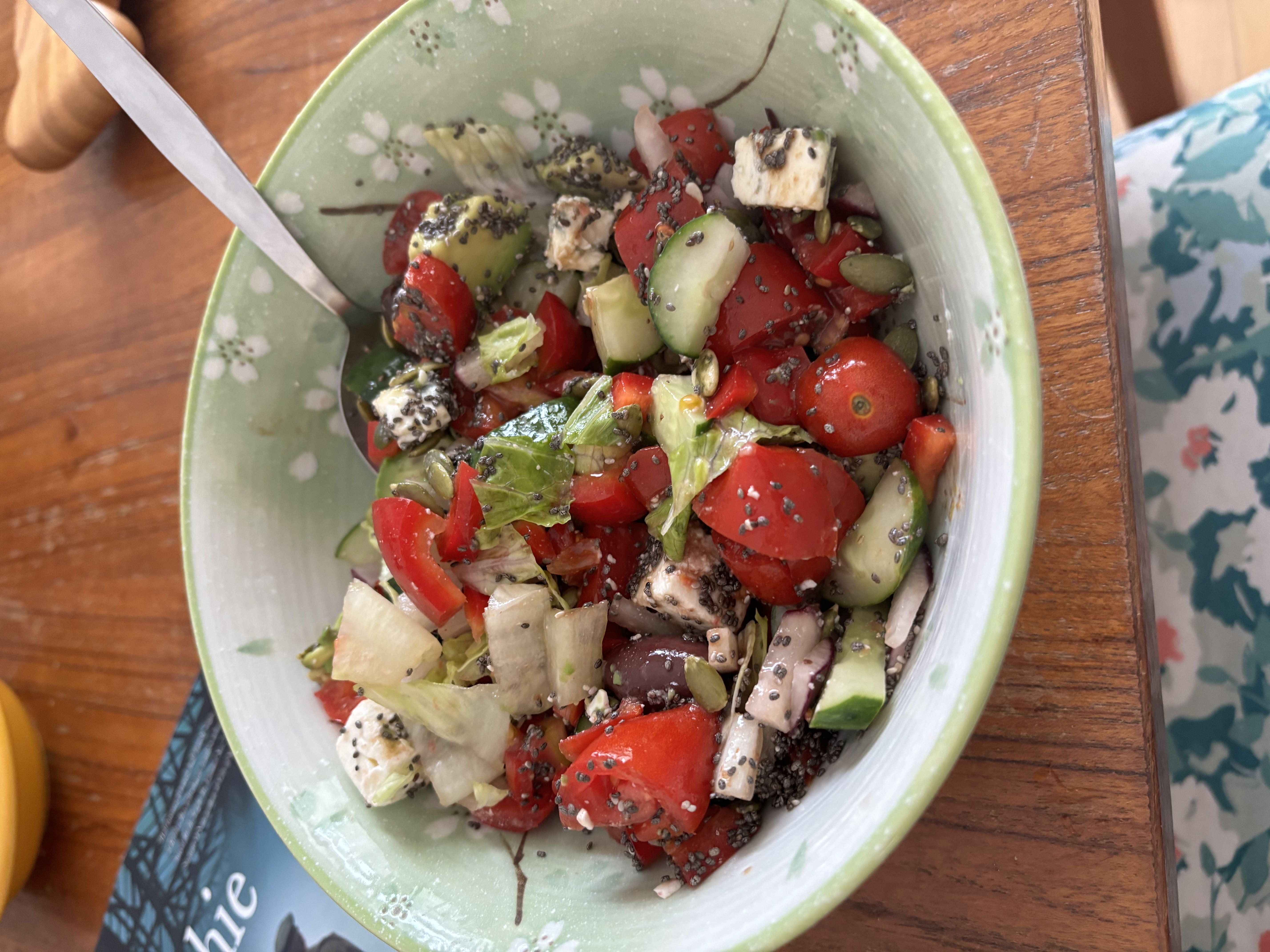 Healthy Colorful Veggie Salad Recipe