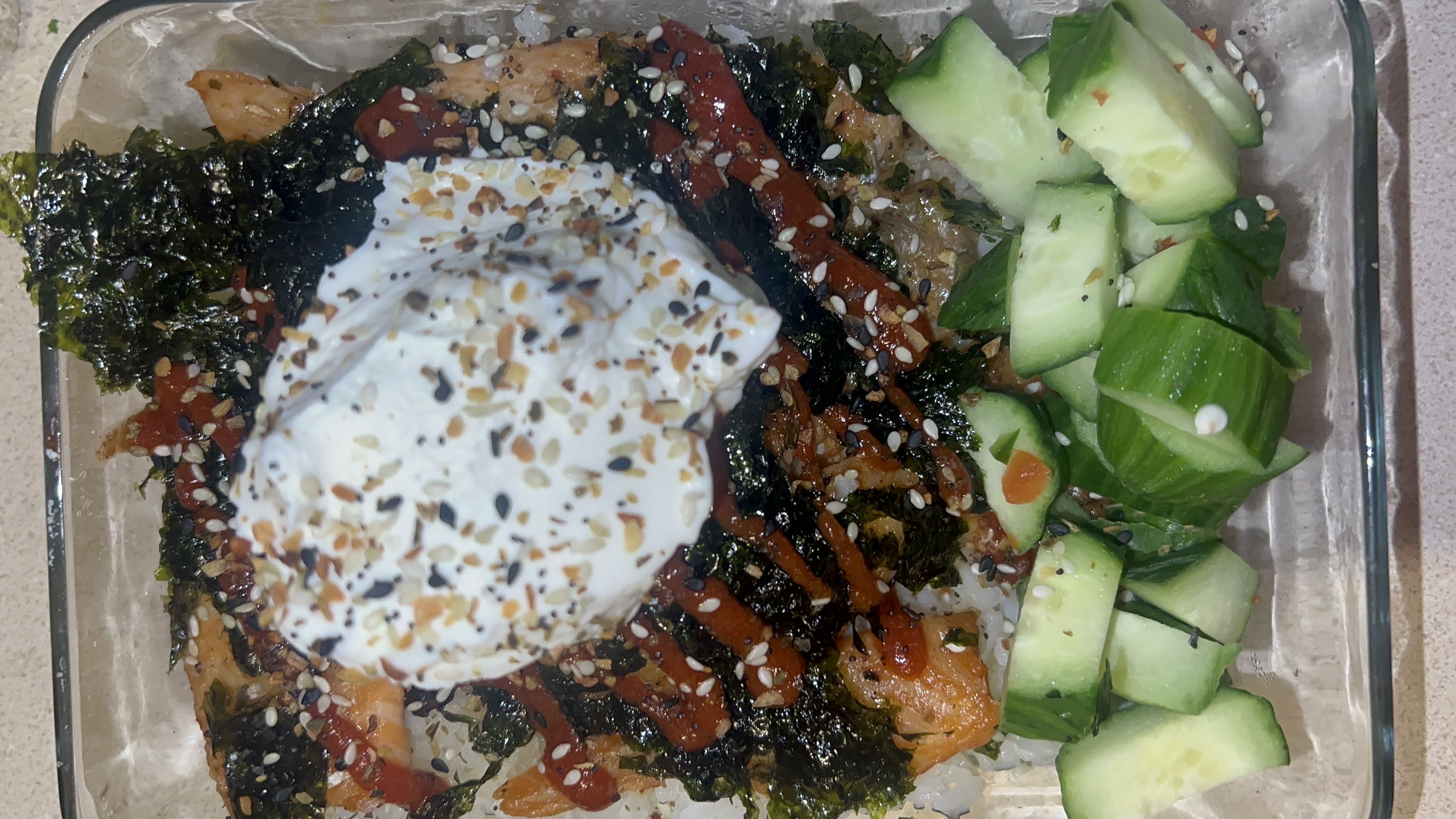 Healthy Spicy Salmon Bowl Recipe