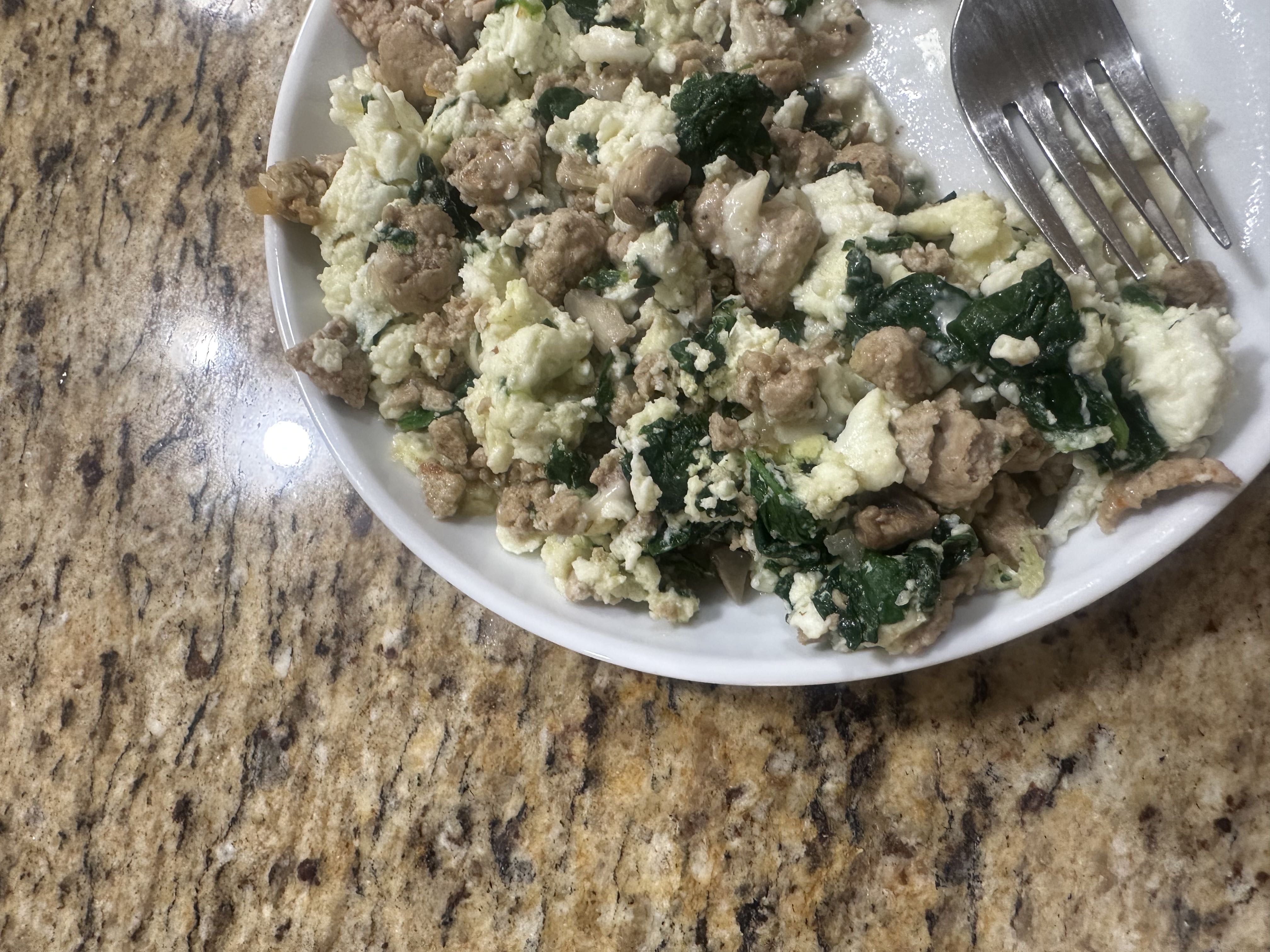 Healthy Ground Turkey Scramble Recipe