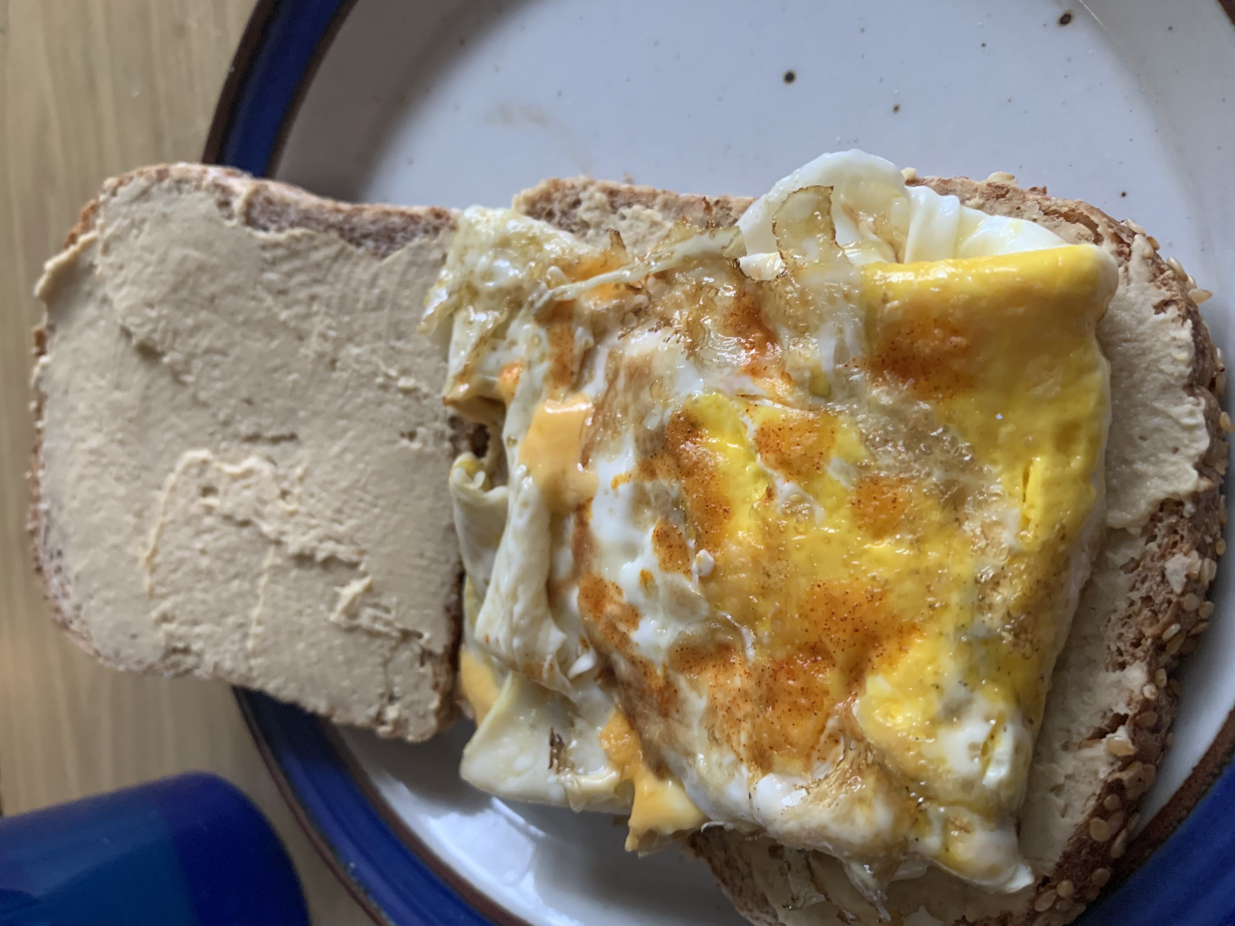 Healthy Hummus Toast Recipe