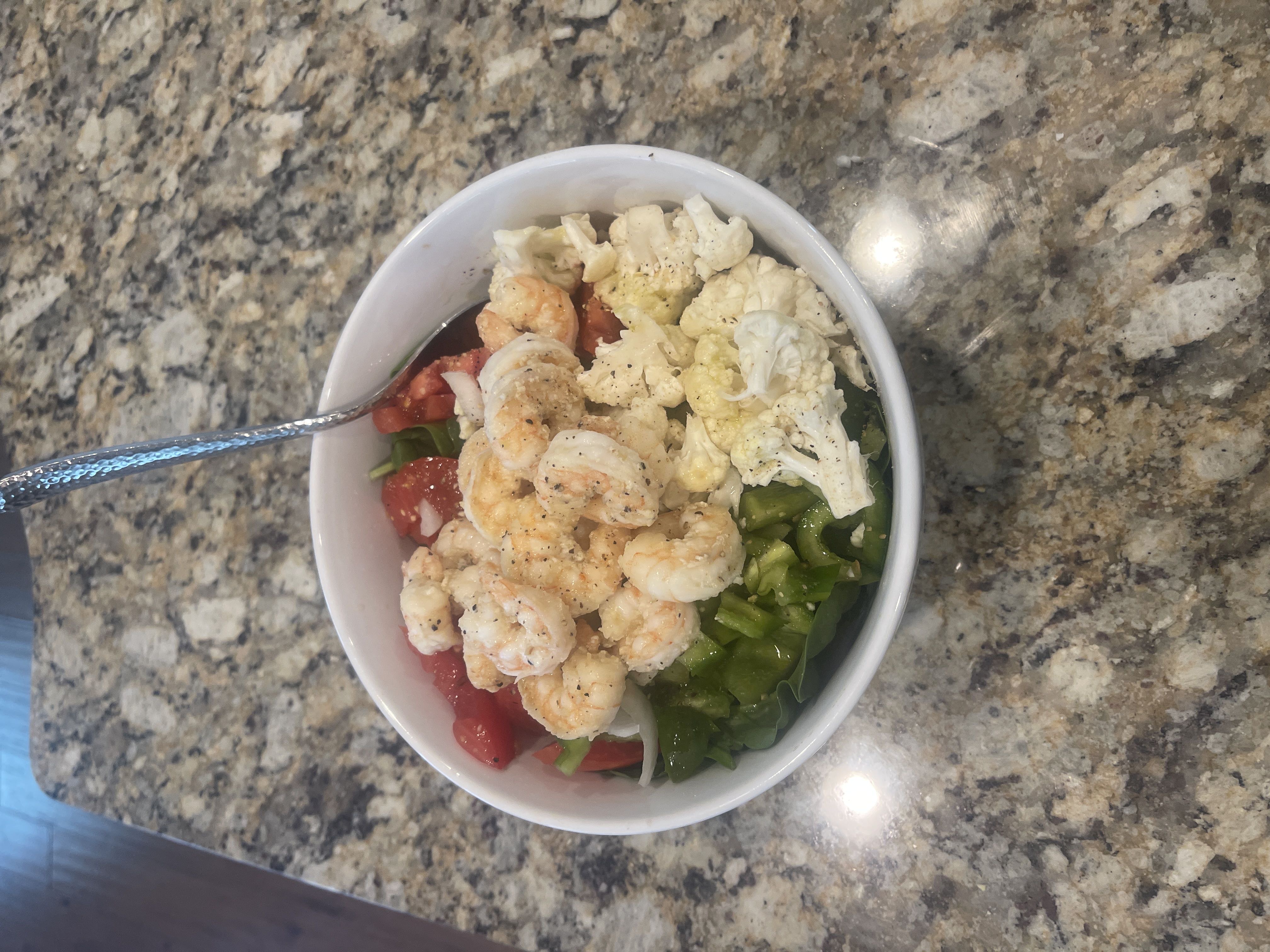 Healthy Shrimp and Cauliflower Bowl Recipe