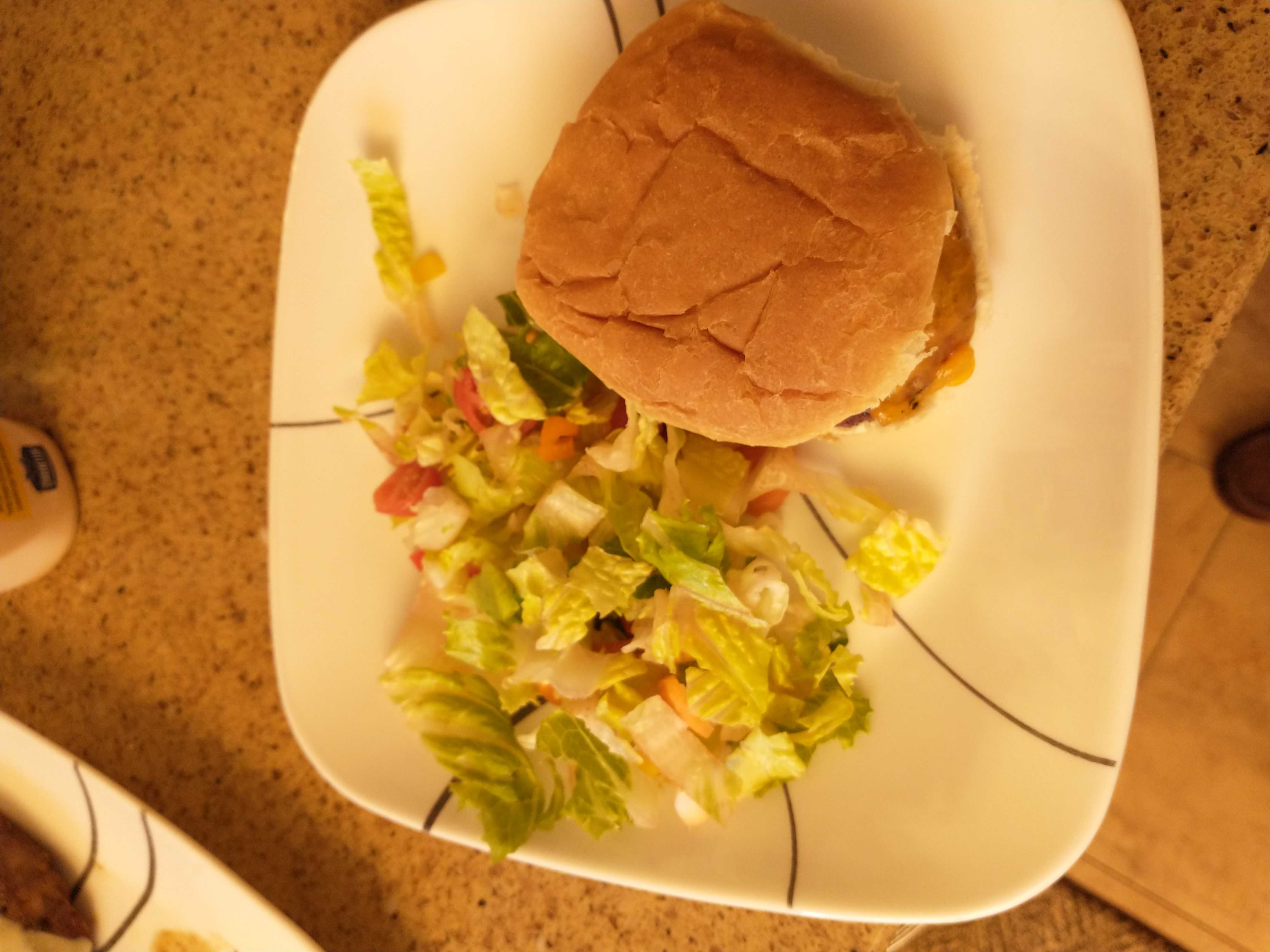 Healthy Beef Burger Salad Recipe