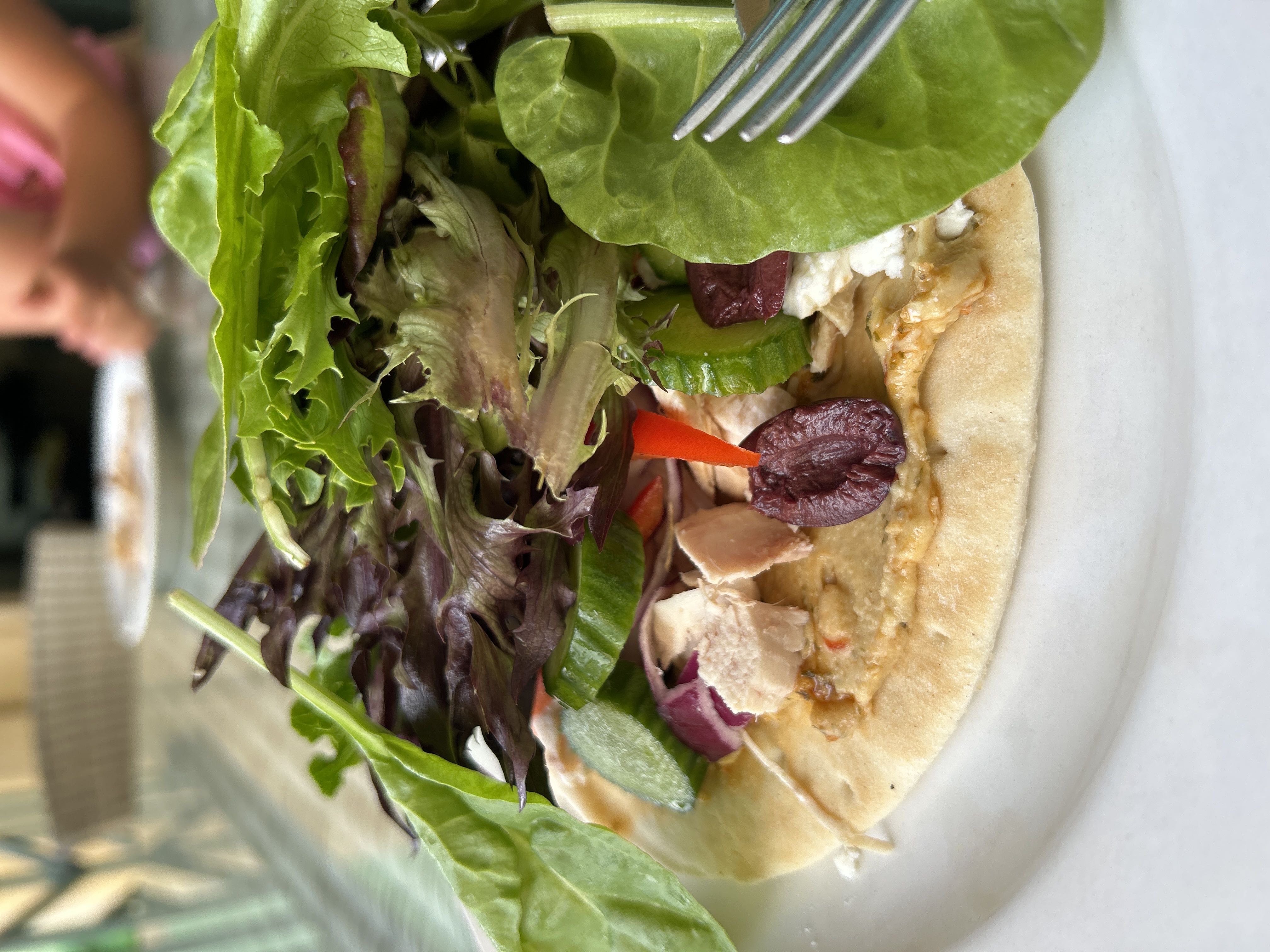 Healthy Grilled Chicken Pita Recipe