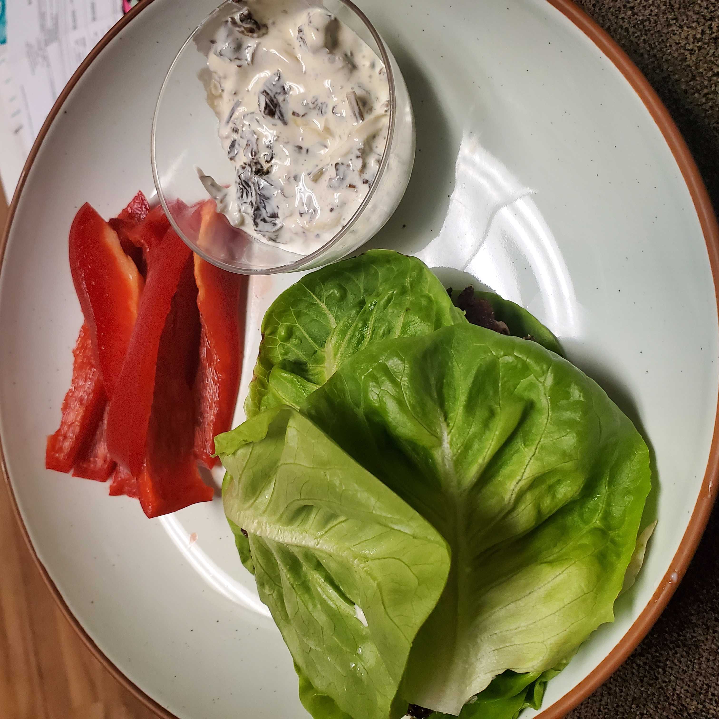 Healthy Bunless Cheeseburger Recipe