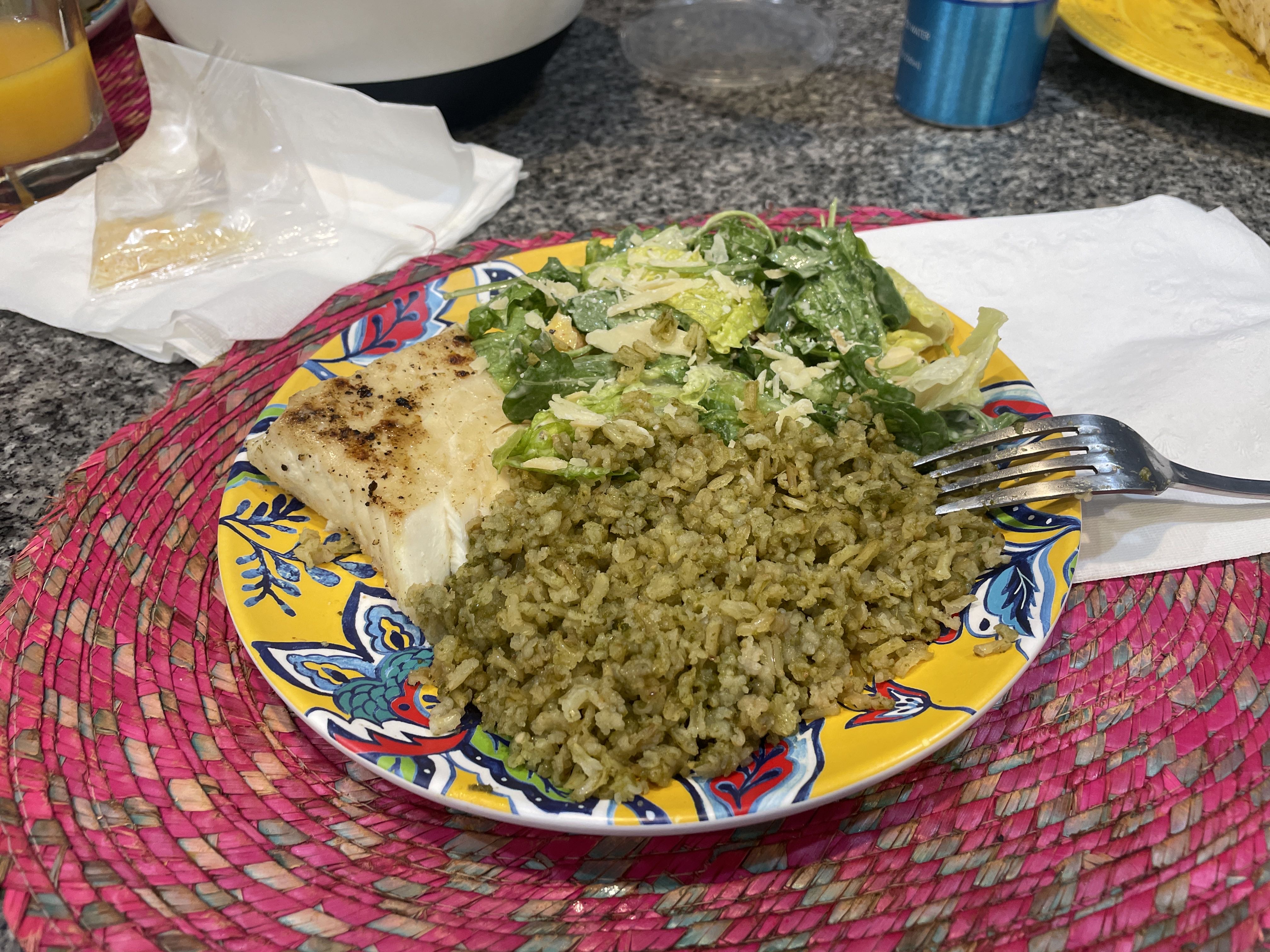 Healthy Grilled Salmon and Rice Recipe