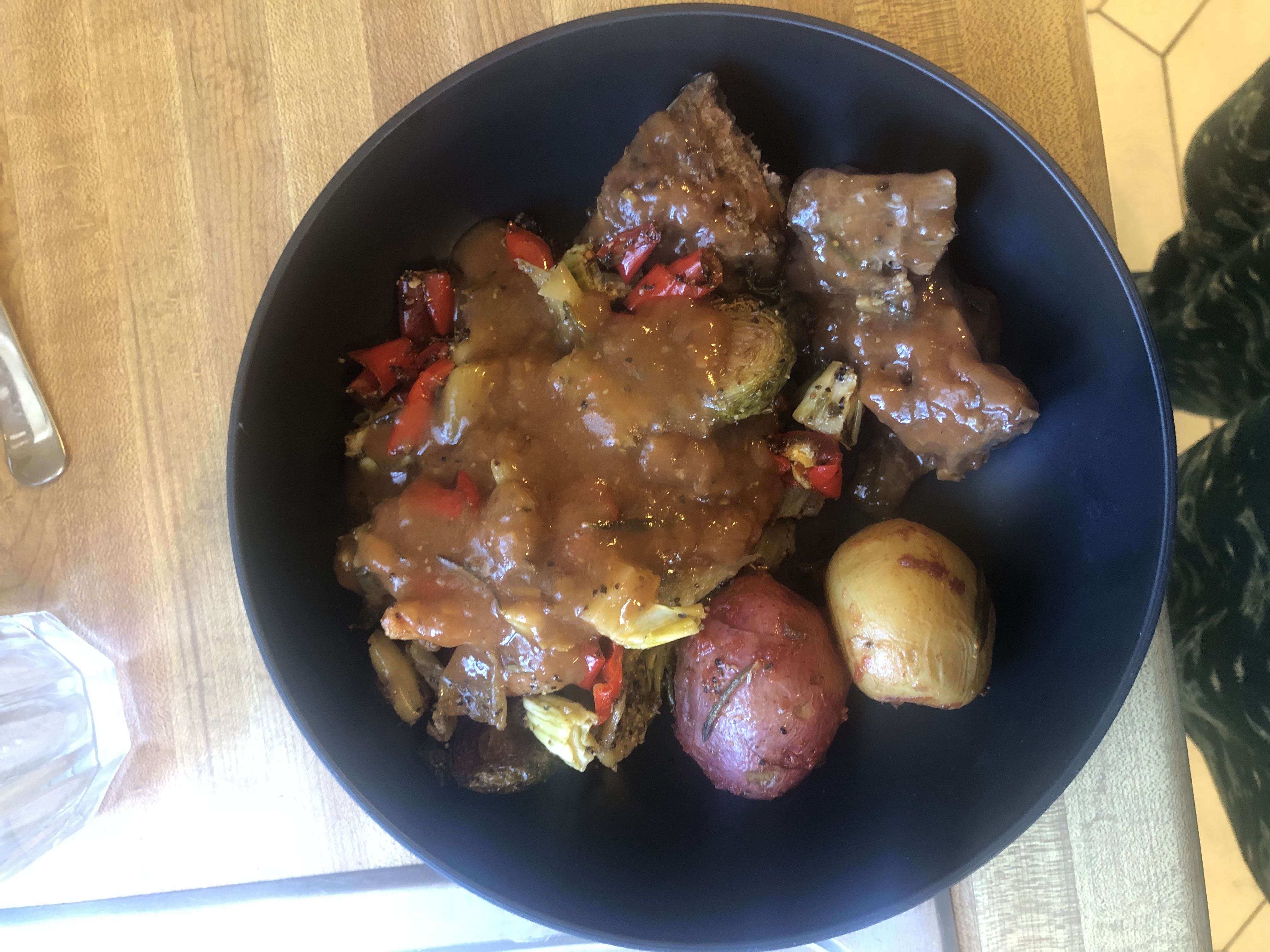 Healthy Venison Roast and Veggie Bowl Recipe