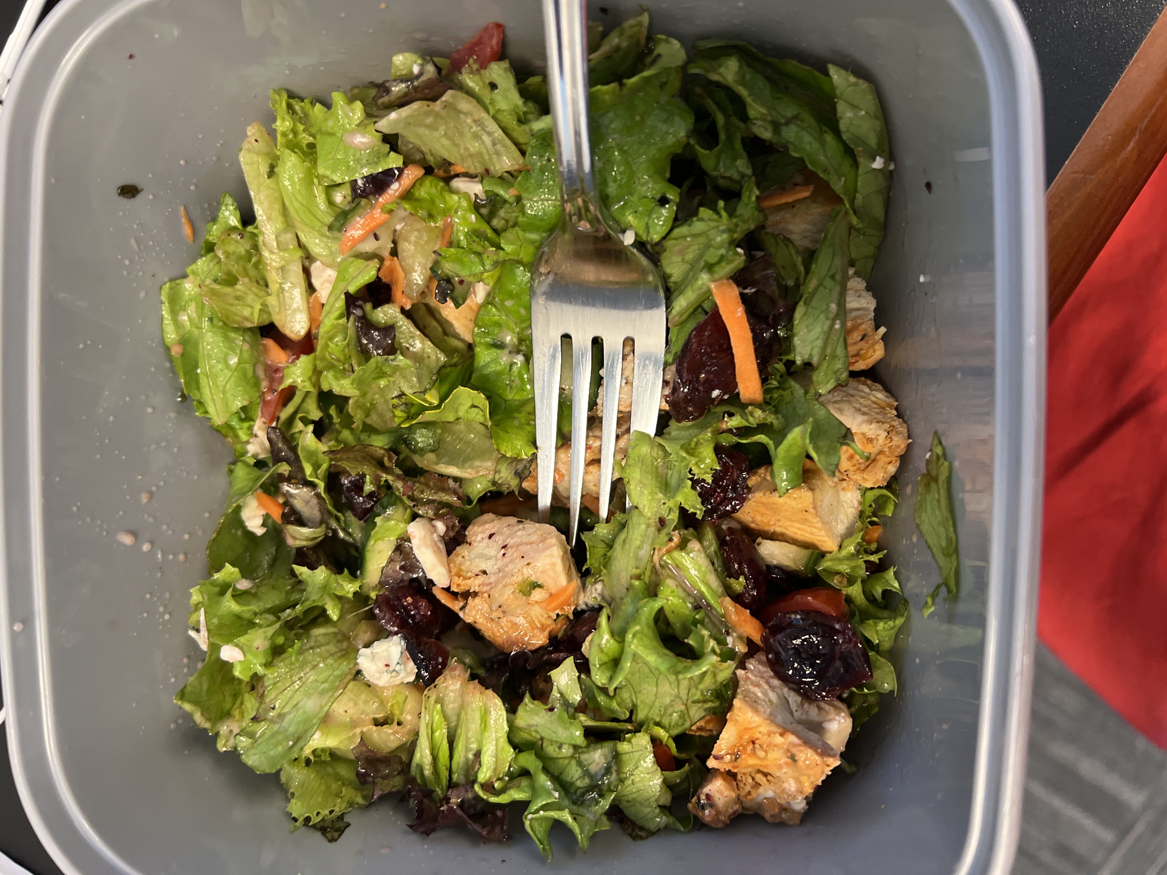 Healthy Chicken Salad Recipe with Cranberries