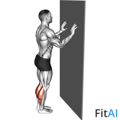 Calf Raise with Wall Support
