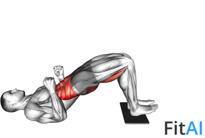 Sliding Leg Curl on Floor with Towel