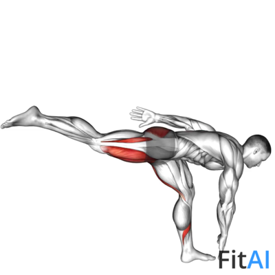 One Leg Deadlift with Knee Lift