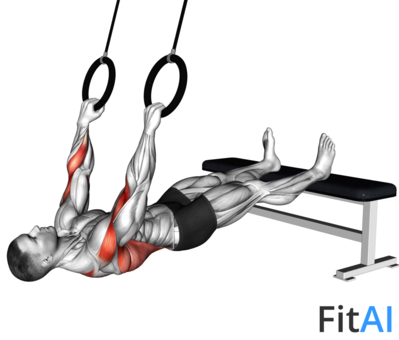 Ring Wide-Grip Inverted Row