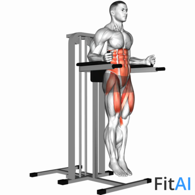 Captains chair leg raise