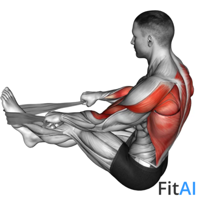 Seated Row with Towel