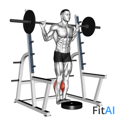 Barbell Standing Calf Raise