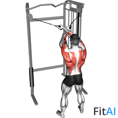 Cable Crossover Lateral Pulldown