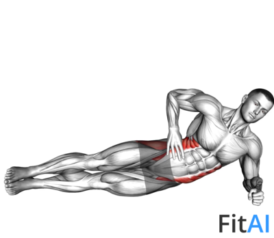 Lying Obliques Scissors