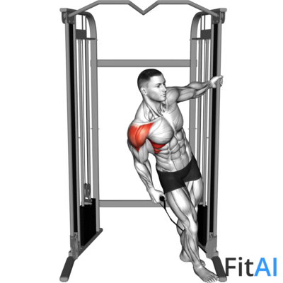 Cable Leaning Lateral Raise