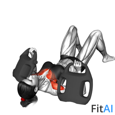 Bottle Weighted Lying Chest Press